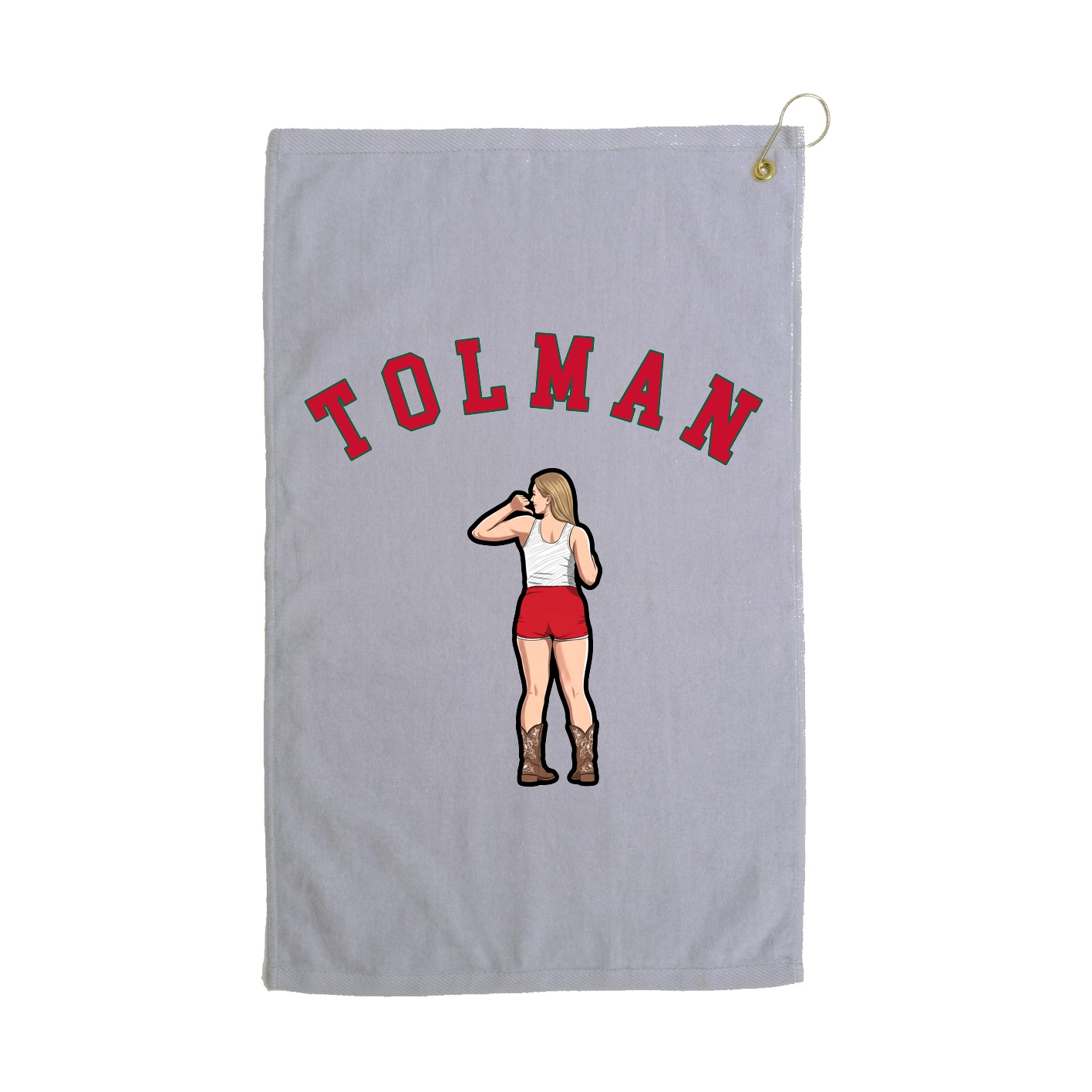 Golf Towel — Shirsey Arch in Grey