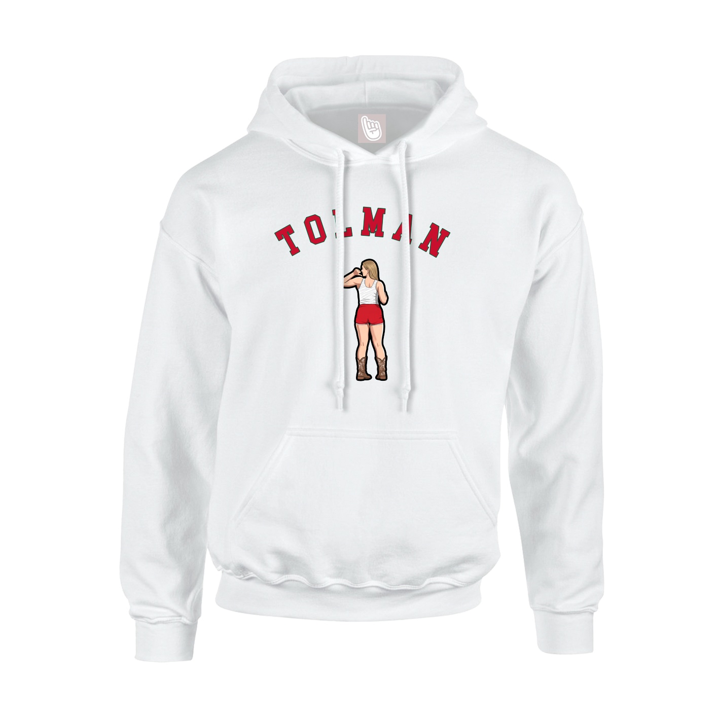 Hoodie — Shirsey Arch in White