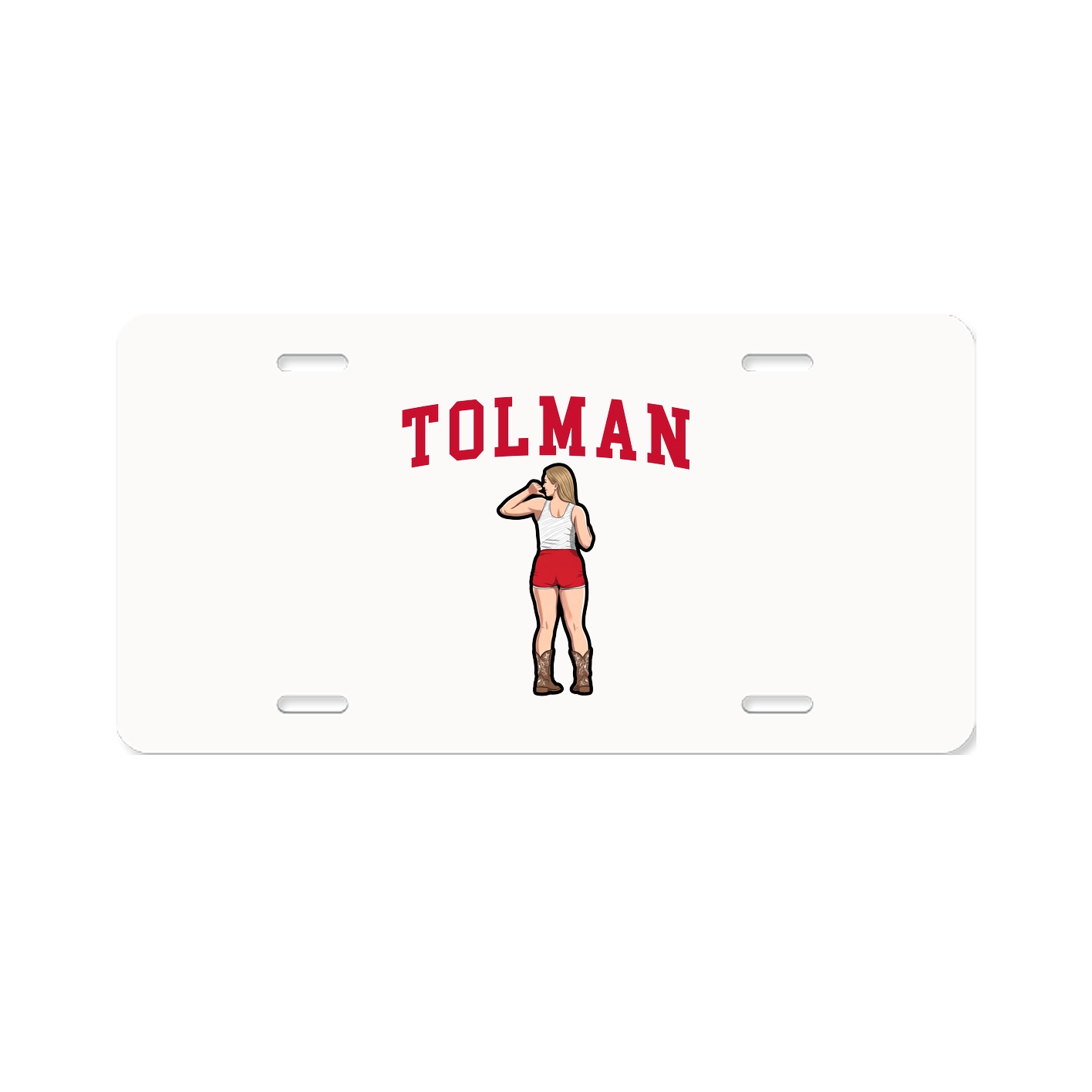 License Plate — Shirsey in Classic