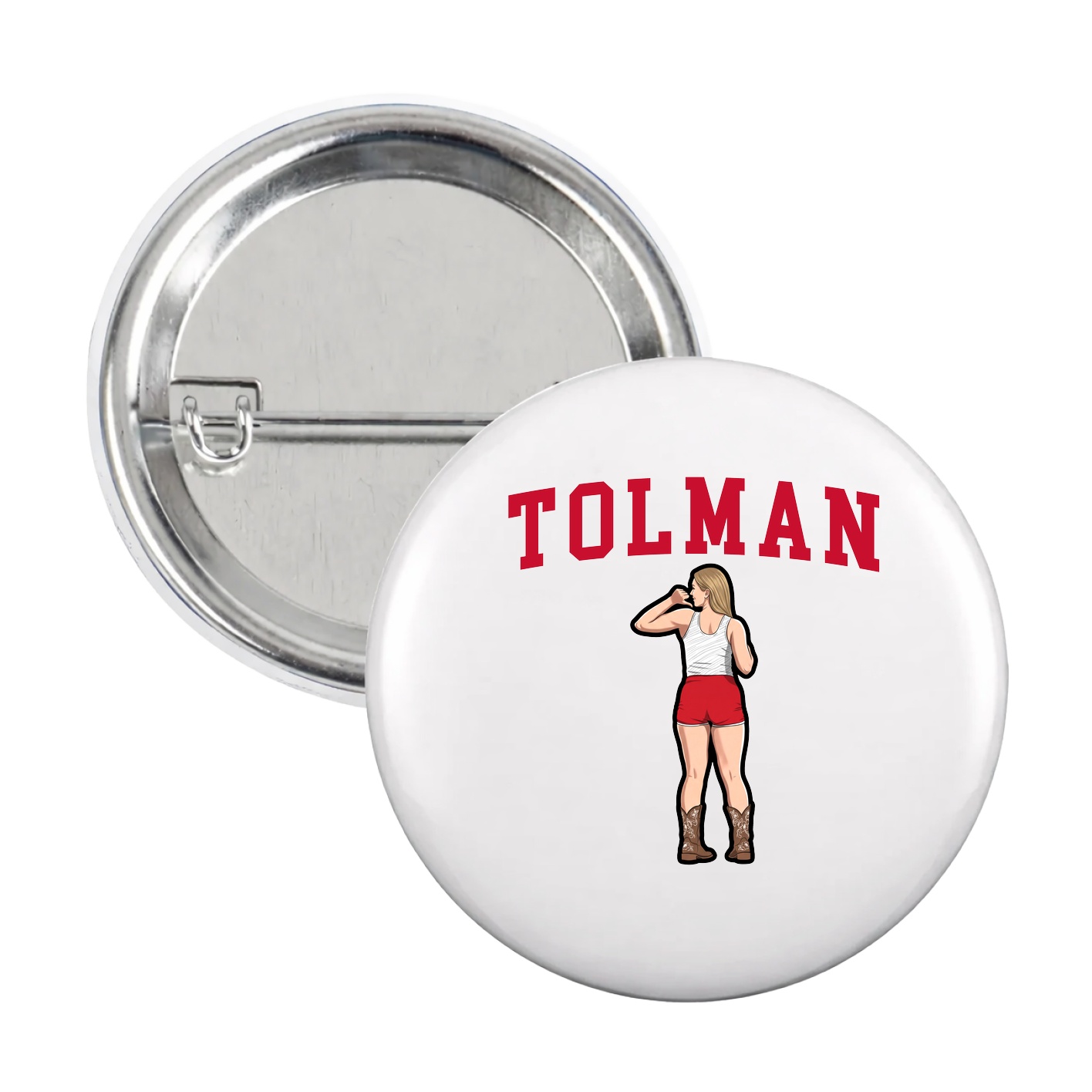 Game Day Button — Shirsey in White