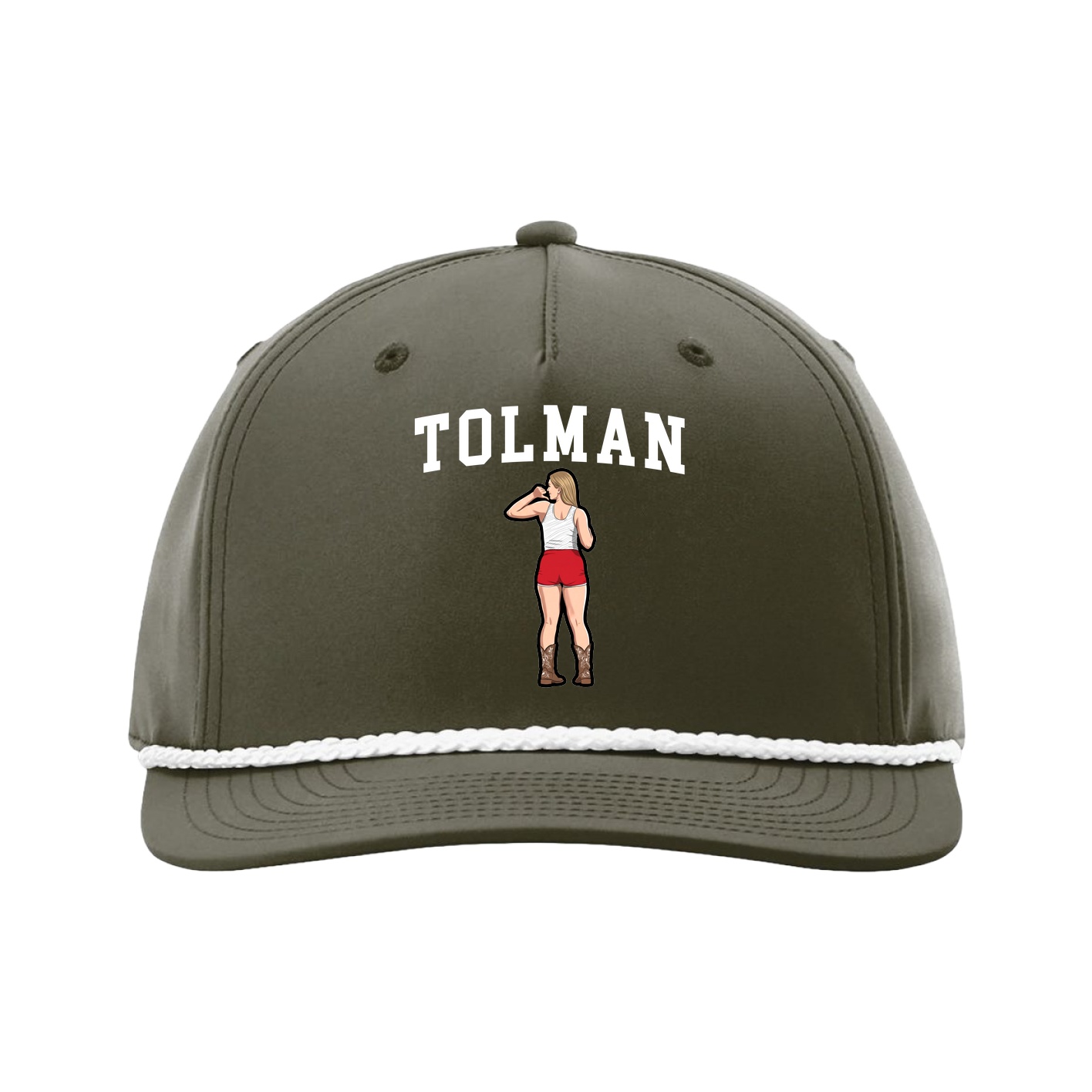 Five-Panel Classic Rope Cap — Shirsey in Green
