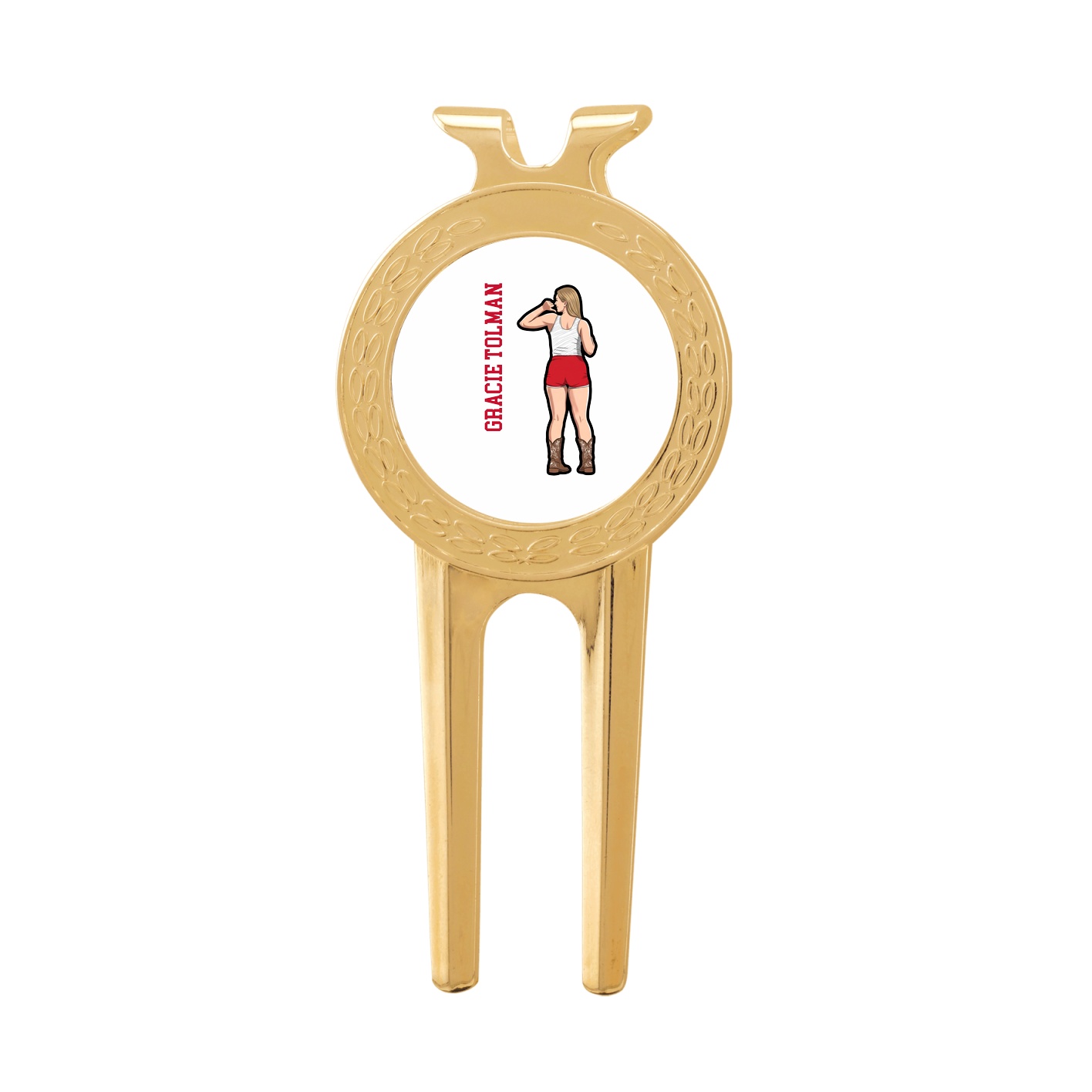 Divot Tool with Ball Marker — Name Vertical in Classic