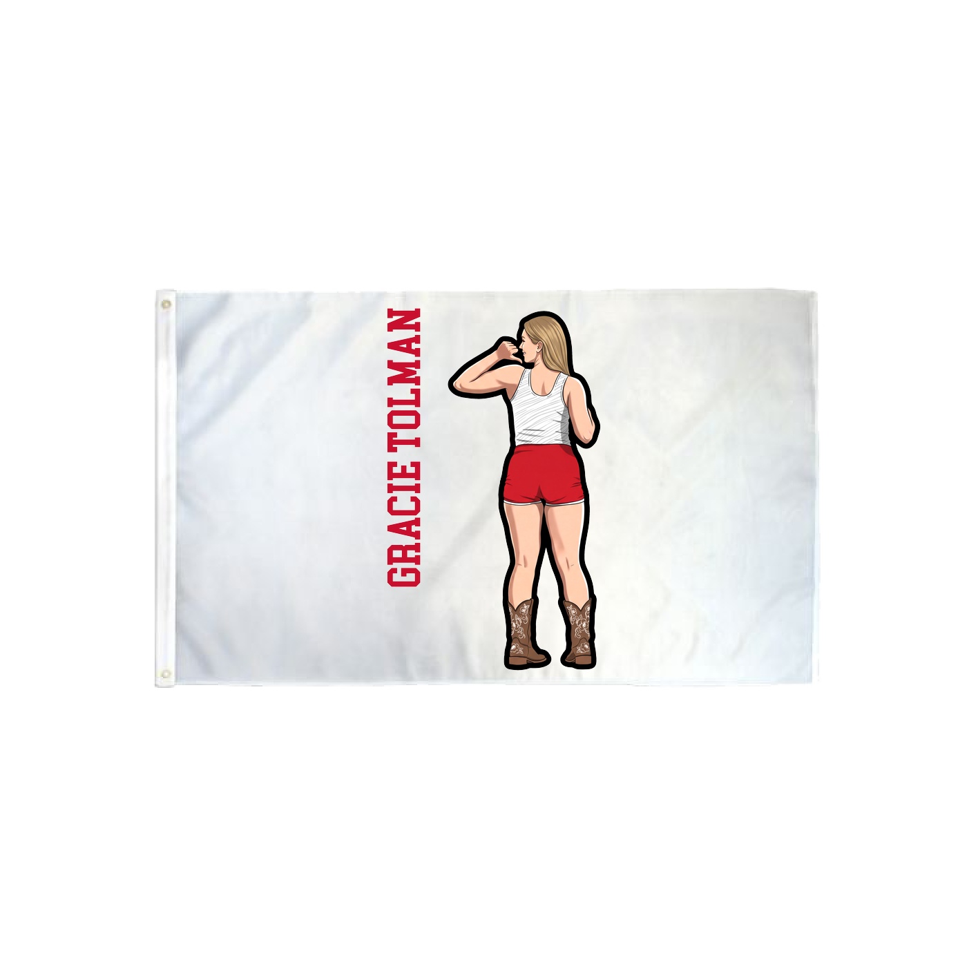 3x5 Flag — Name Vertical in Classic