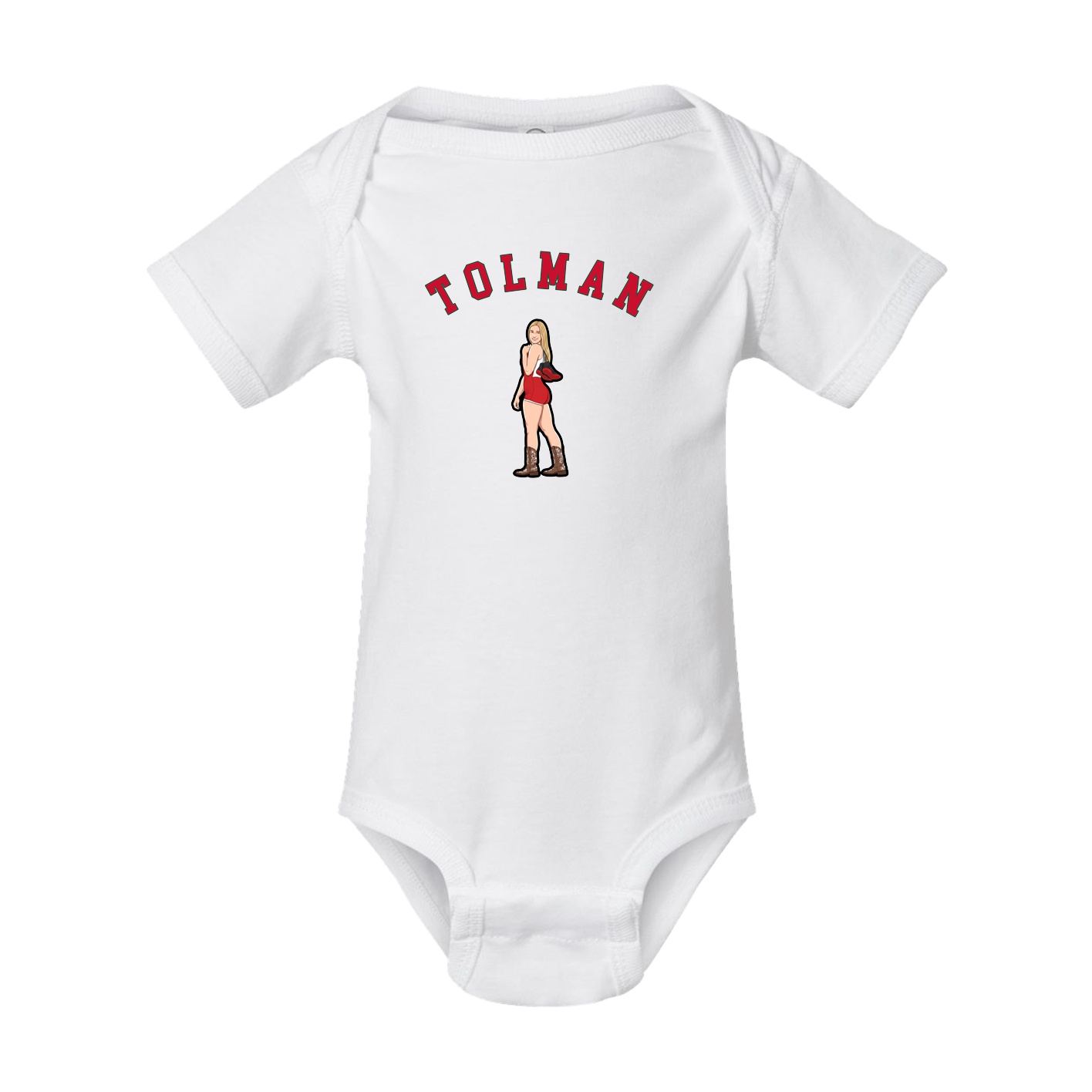 Baby Onesie — Shirsey Arch in White