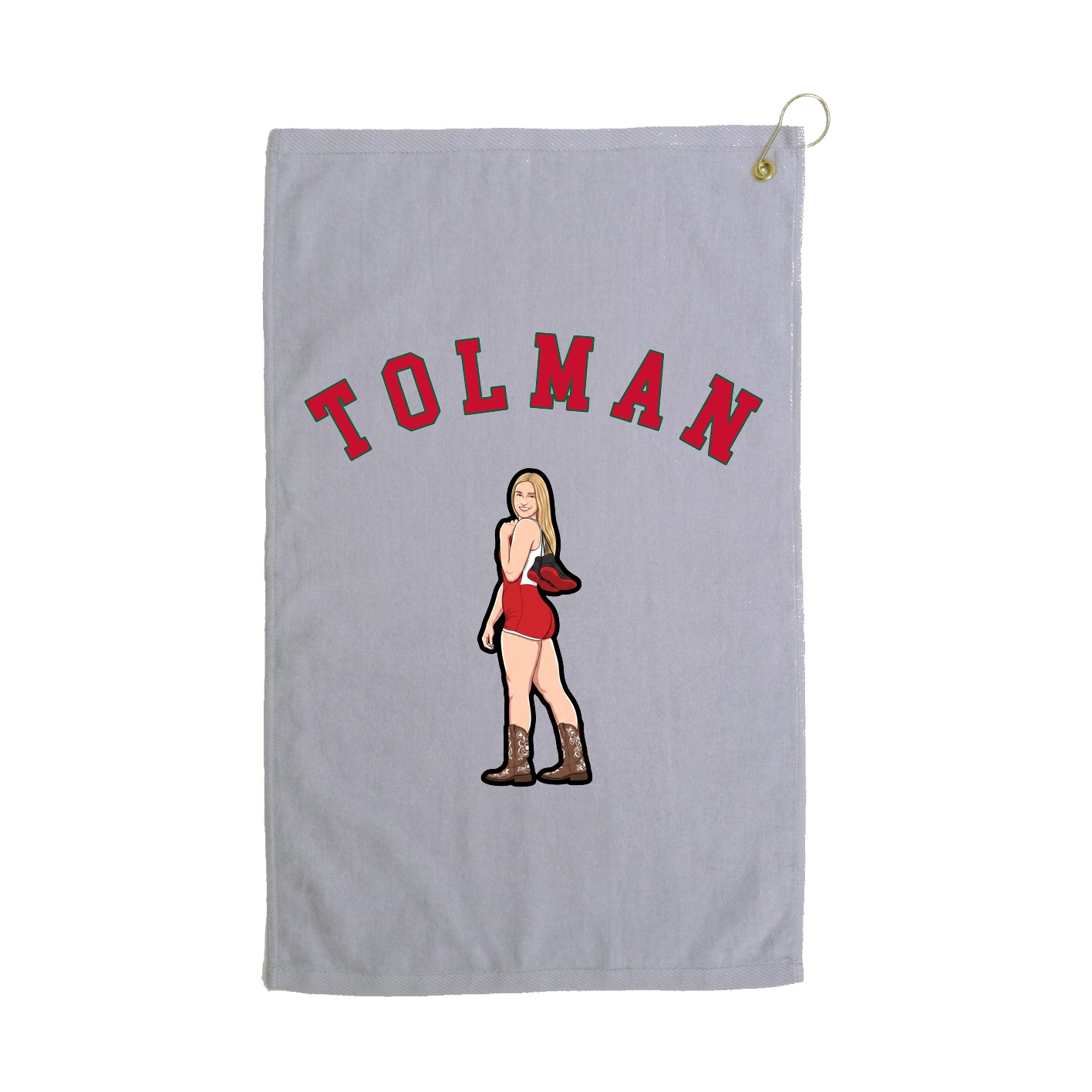 Golf Towel — Shirsey Arch in Grey