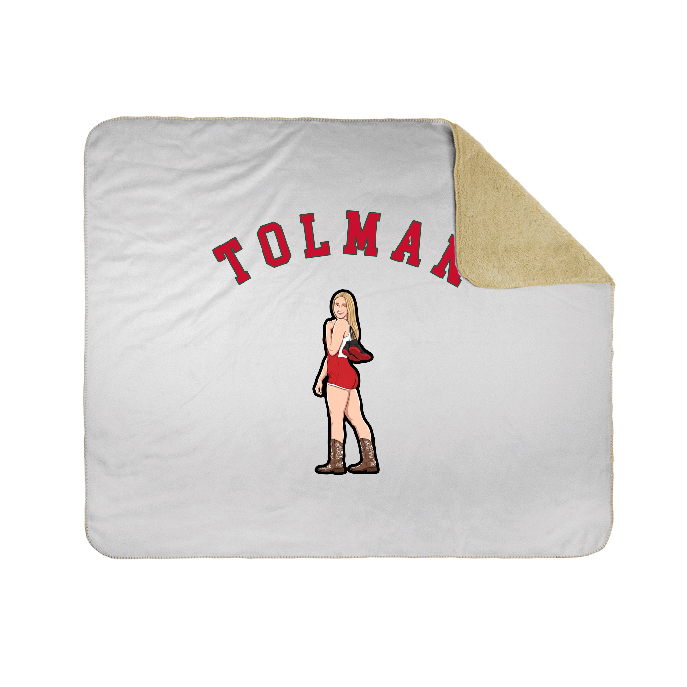 Throw Blanket — Shirsey Arch in White