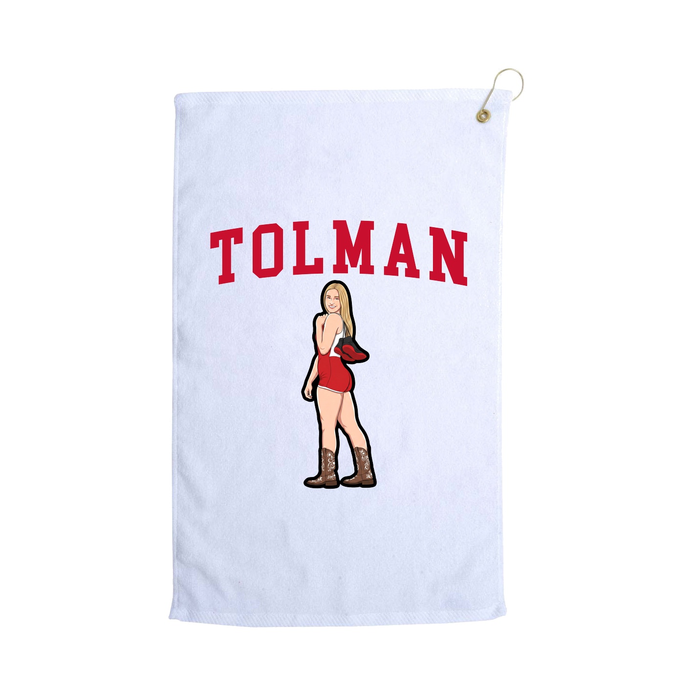 Golf Towel — Shirsey in White