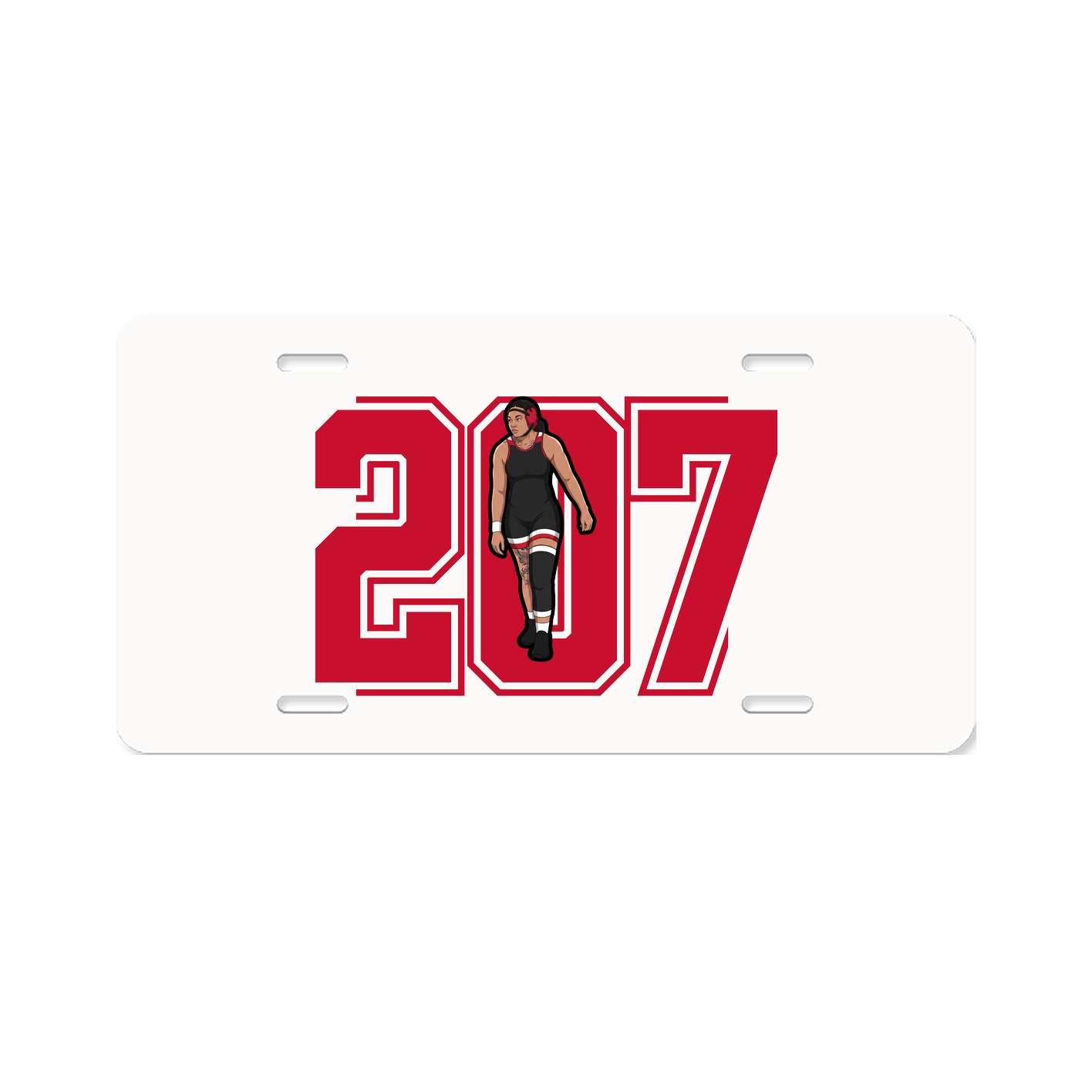 License Plate — Number in Classic