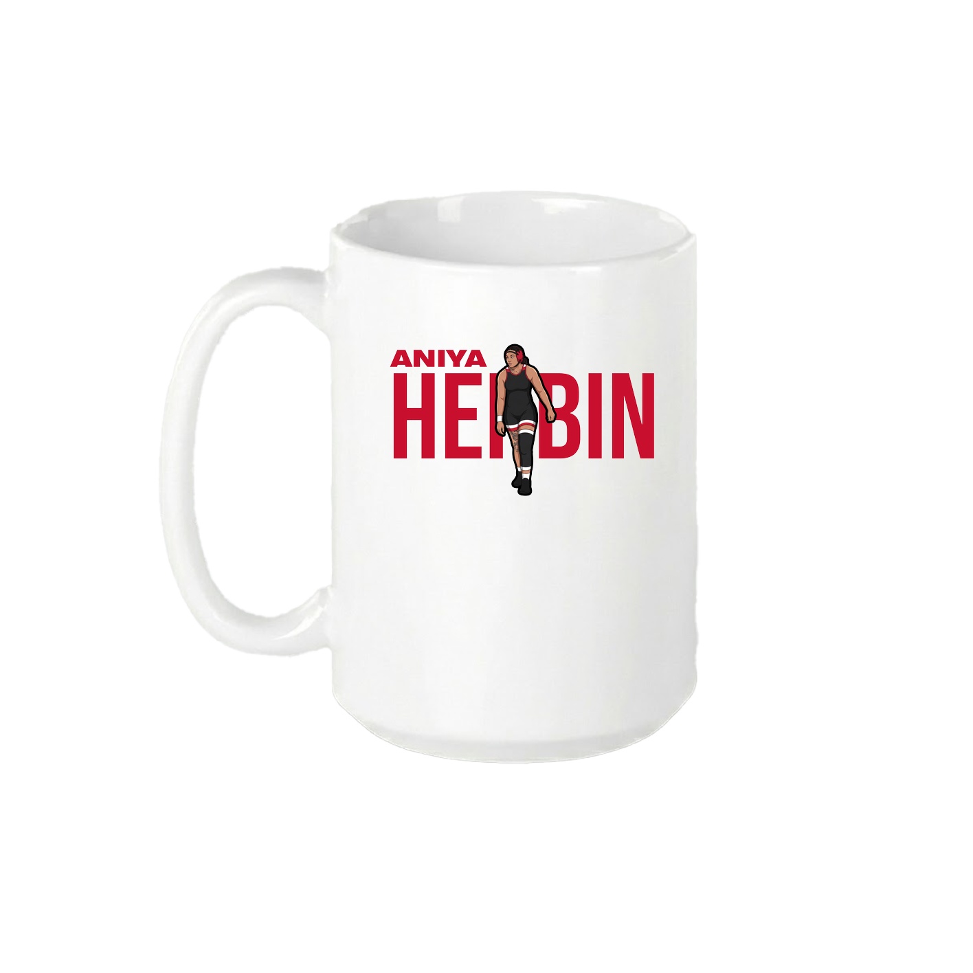 15oz Coffee Mug — Player Name in White