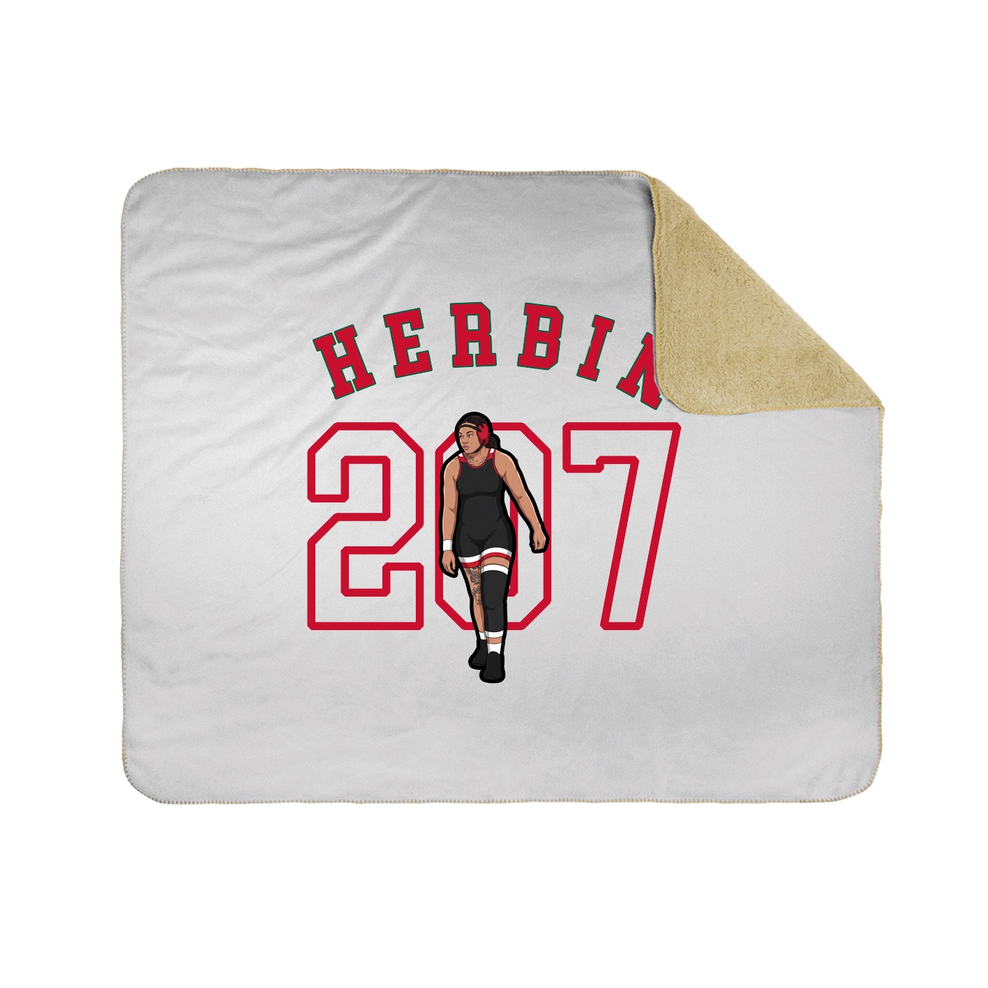 Throw Blanket — Shirsey Arch in White