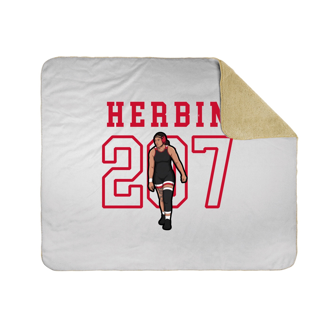 Throw Blanket — Shirsey in White