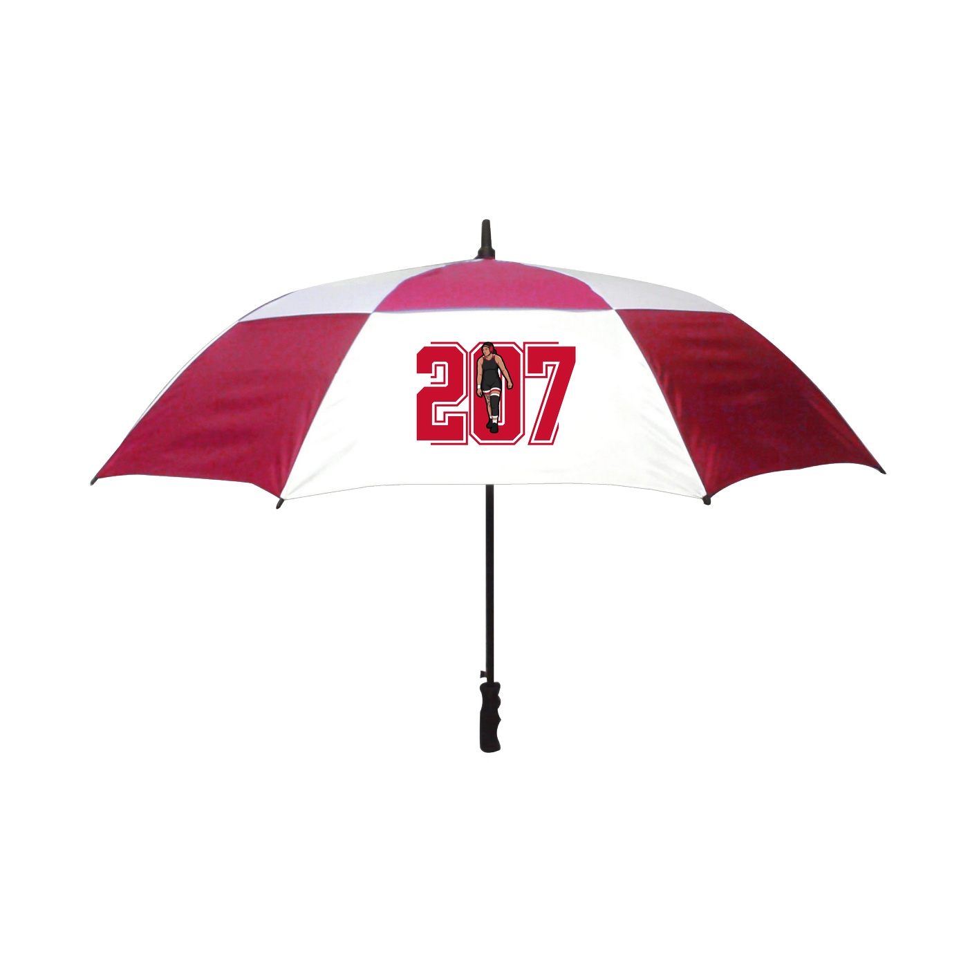 Golf Umbrella — Number in Red