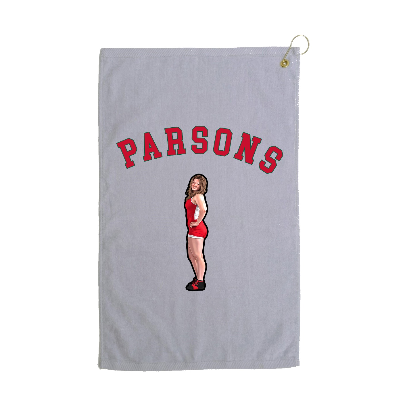 Golf Towel — Shirsey Arch in Grey