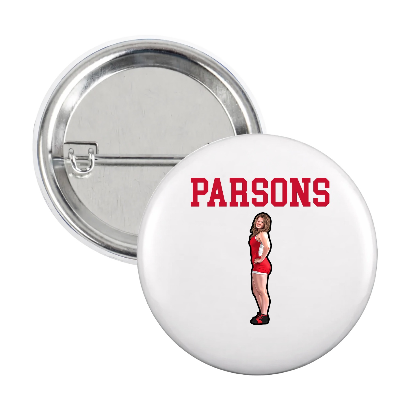 Game Day Button — Shirsey in White