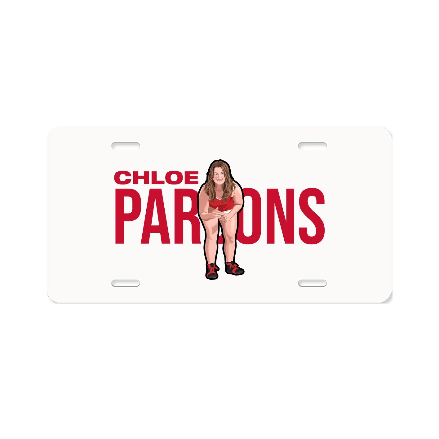 License Plate — Player Name in Classic