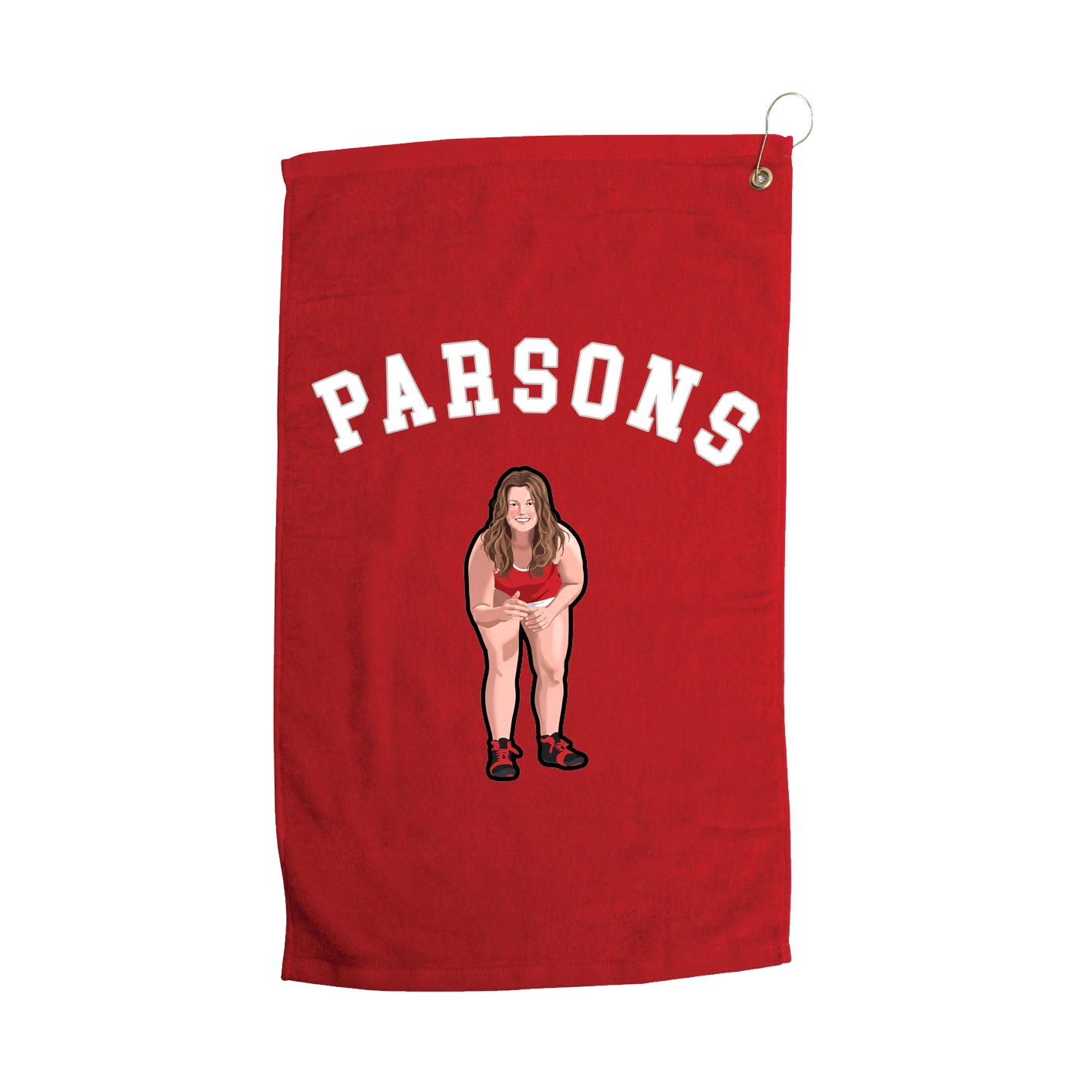 Golf Towel — Shirsey Arch in Red