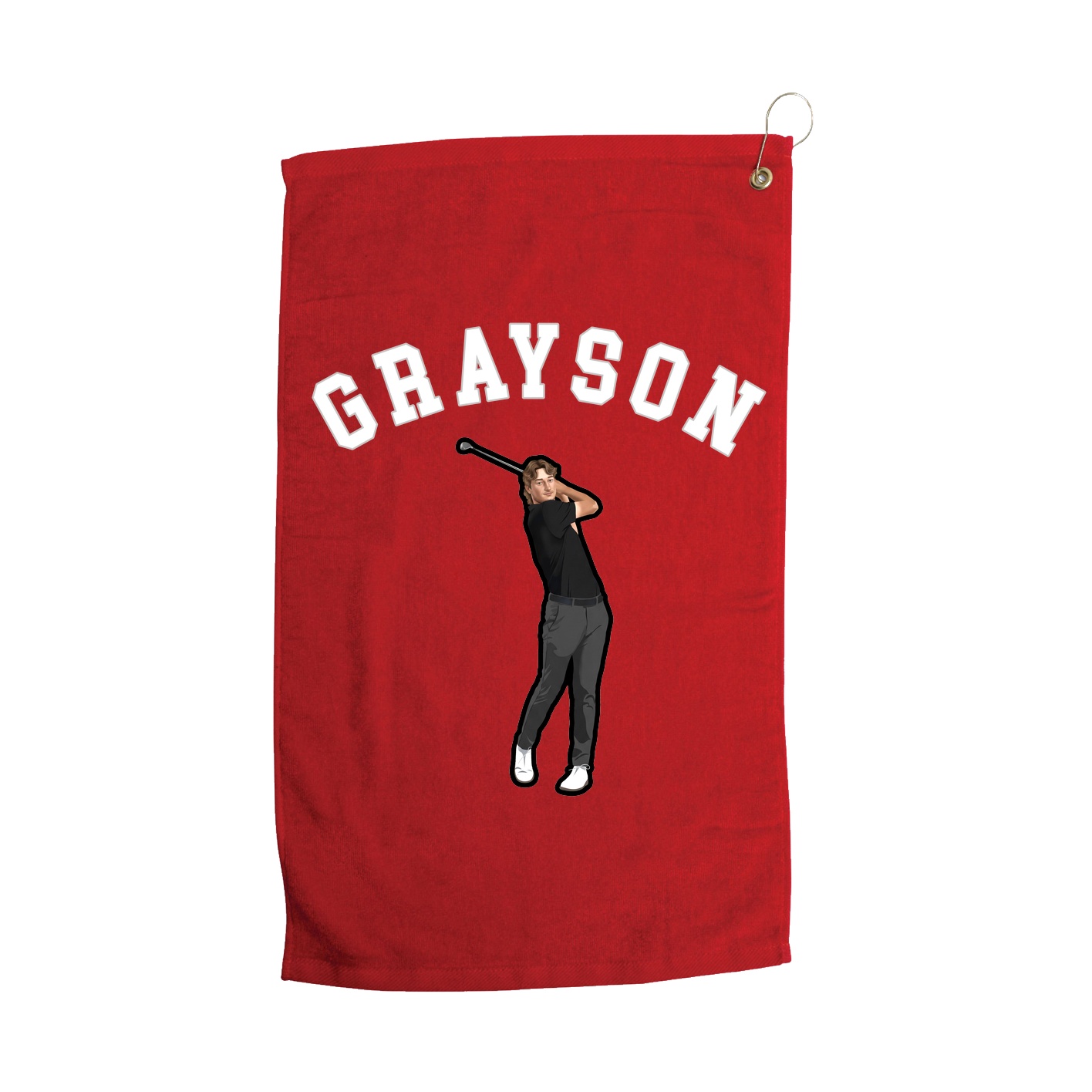 Golf Towel — Shirsey Arch in Red