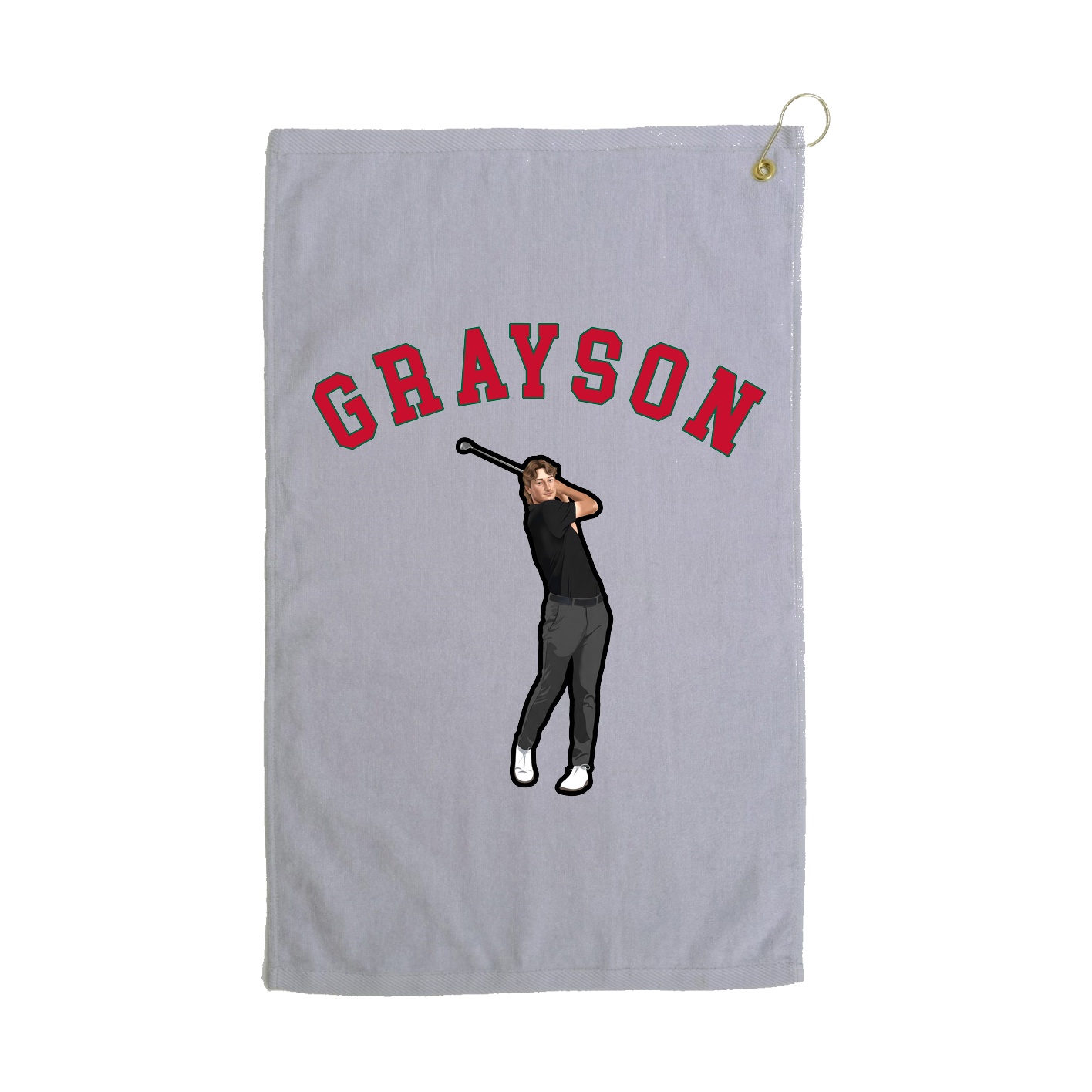 Golf Towel — Shirsey Arch in Grey