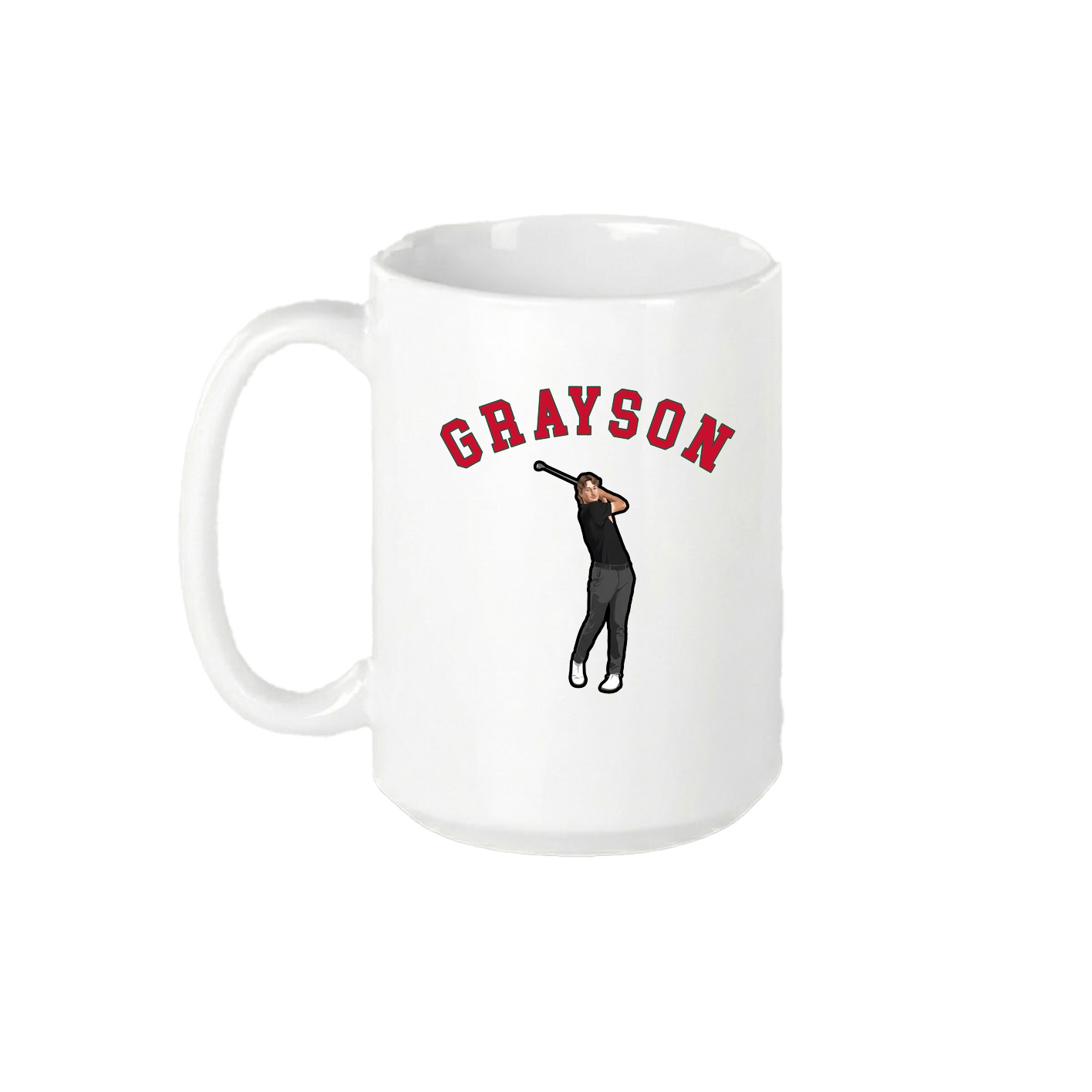 15oz Coffee Mug — Shirsey Arch in White