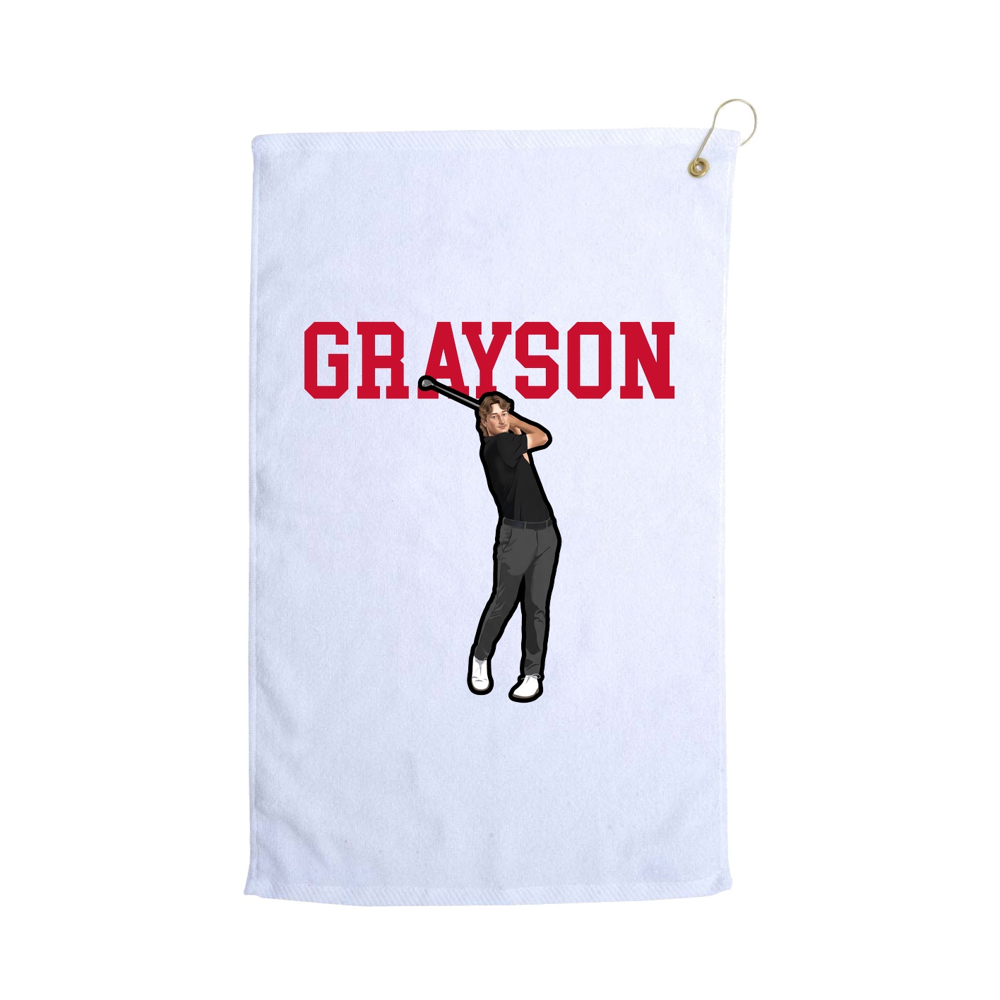 Golf Towel — Shirsey in White