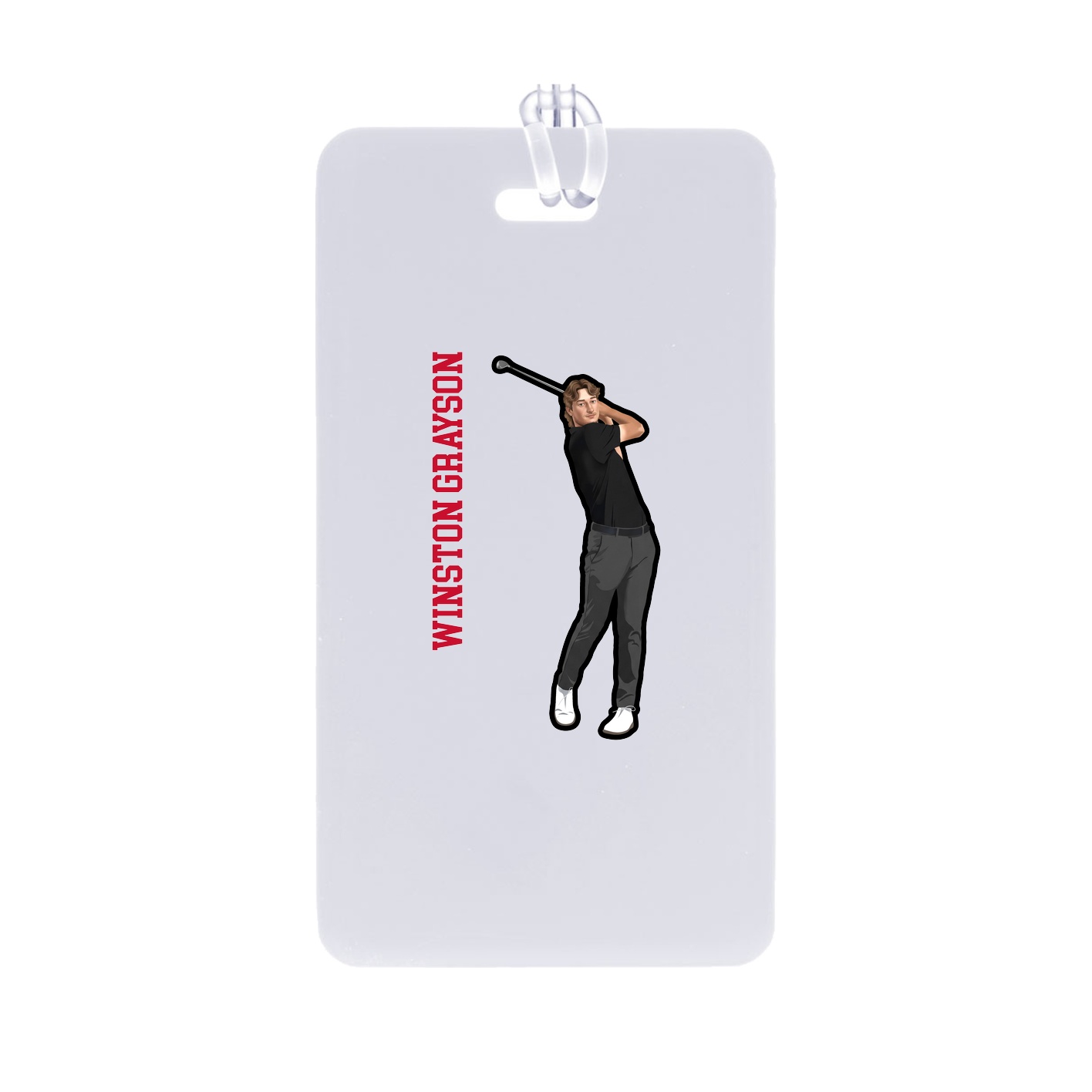 Bag Tag — Name Vertical in Classic