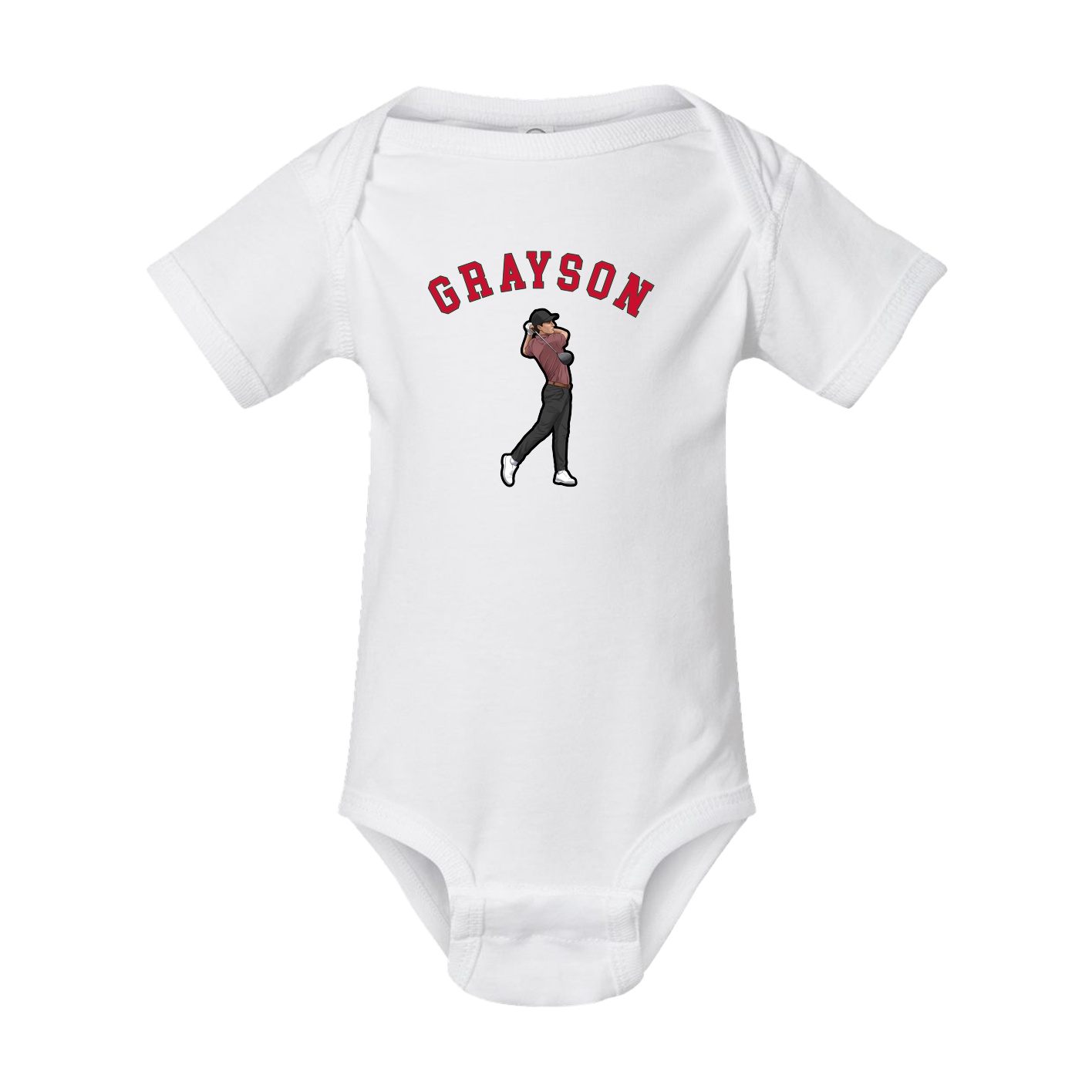 Baby Onesie — Shirsey Arch in White