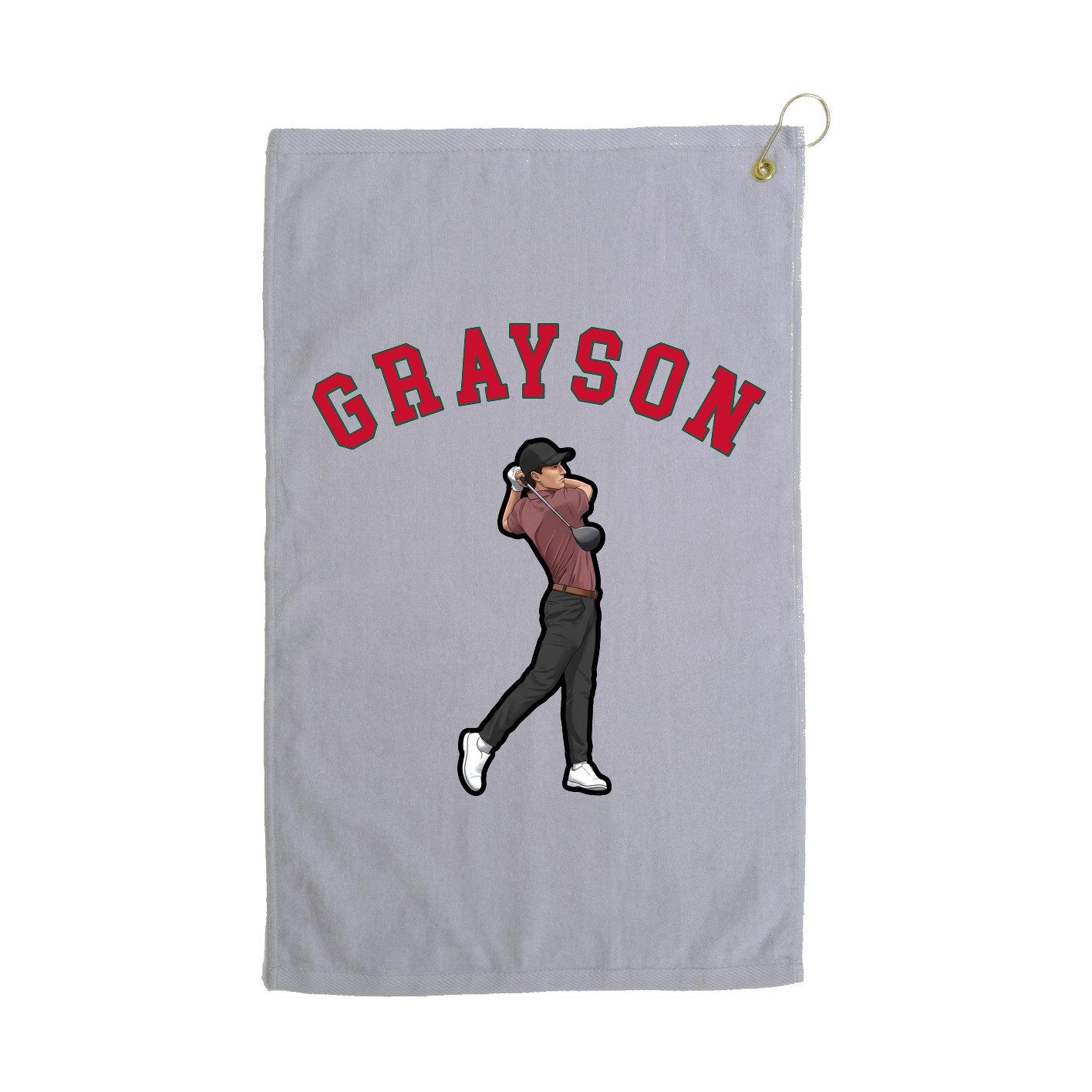 Golf Towel — Shirsey Arch in Grey