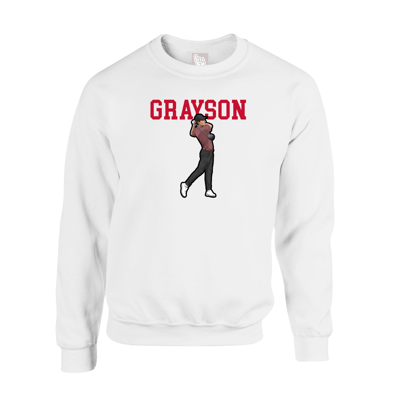 Fleece Crew — Shirsey in White