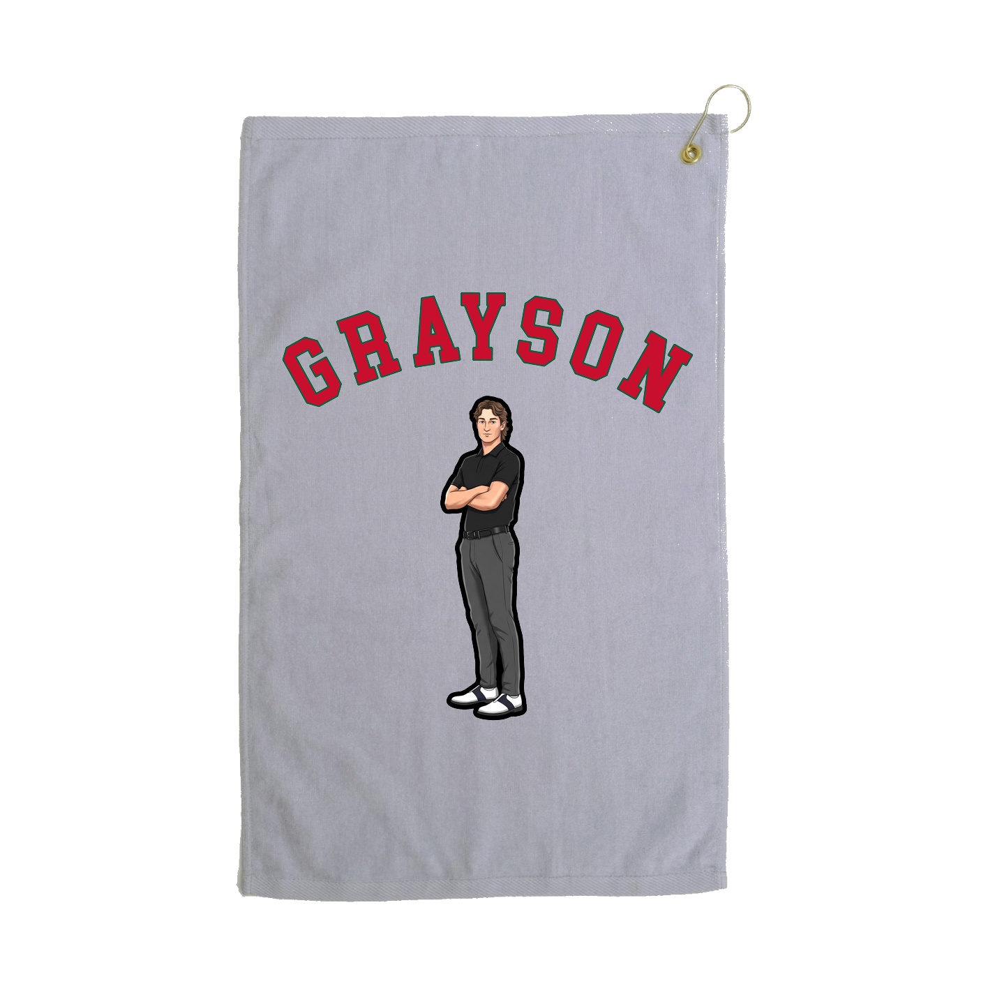 Golf Towel — Shirsey Arch in Grey