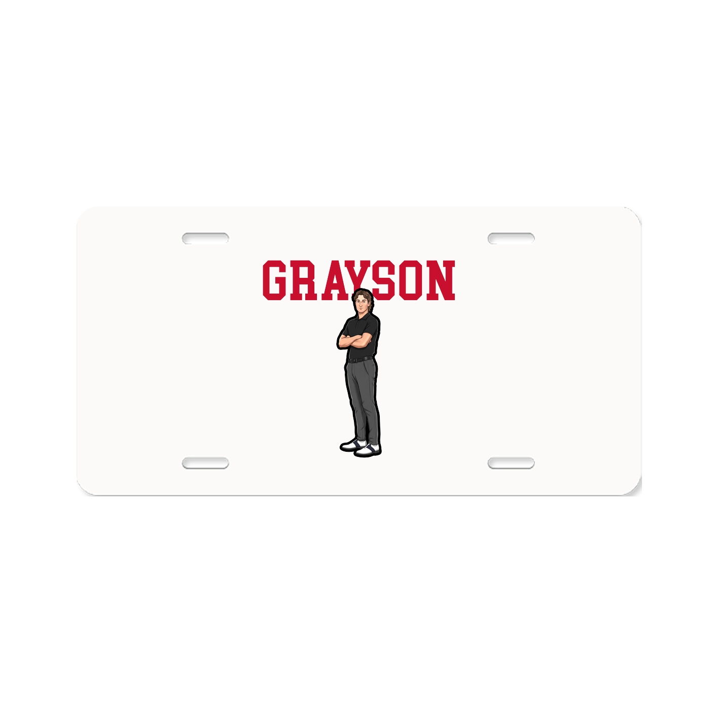 License Plate — Shirsey in Classic
