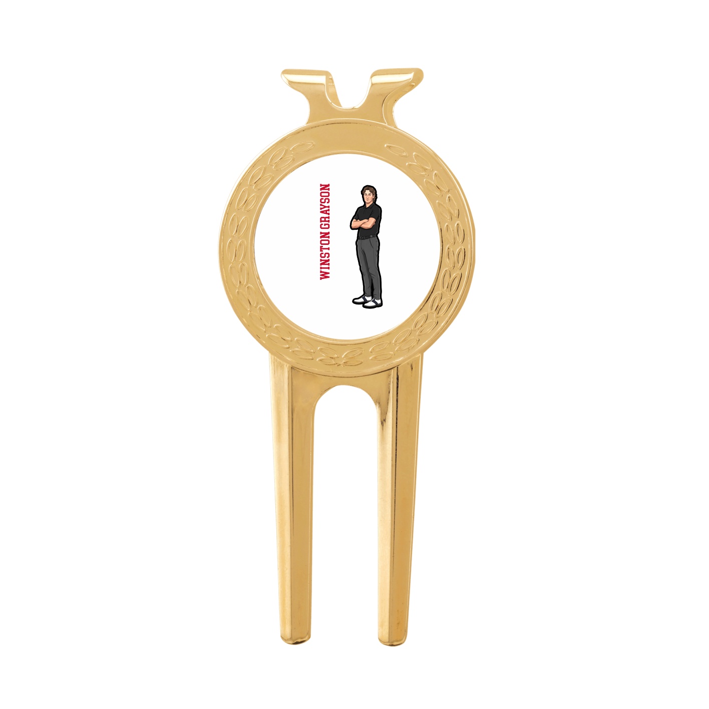 Divot Tool with Ball Marker — Name Vertical in Classic