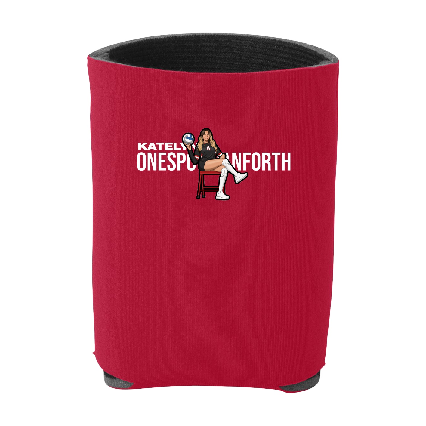 Can Holder — Player Name in Red