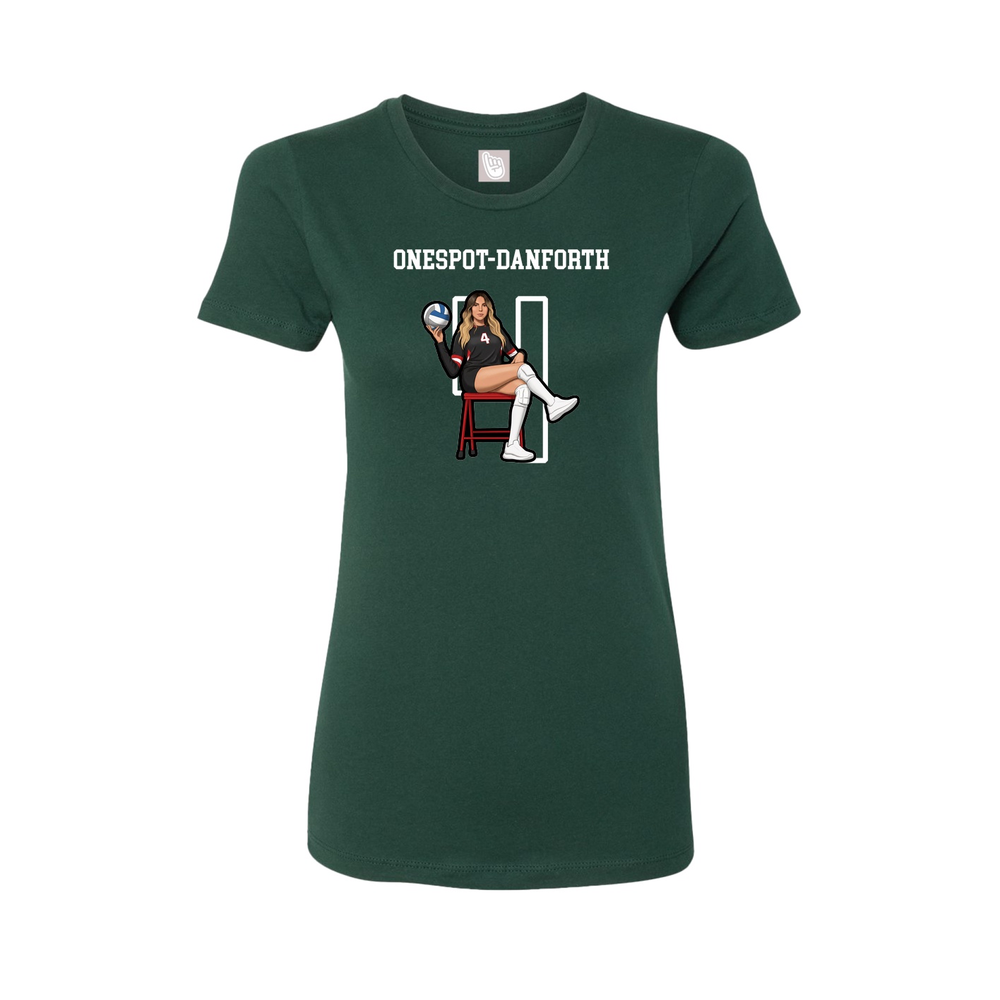 Fitted Women's Tee — Shirsey in Green