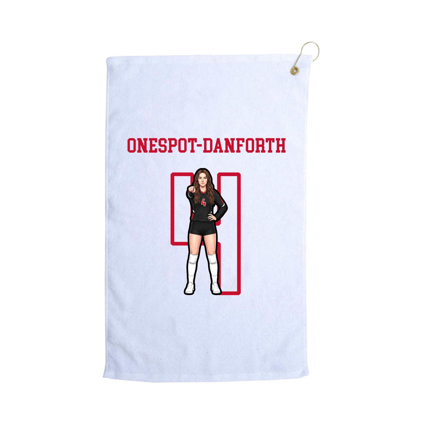 Golf Towel — Shirsey in White