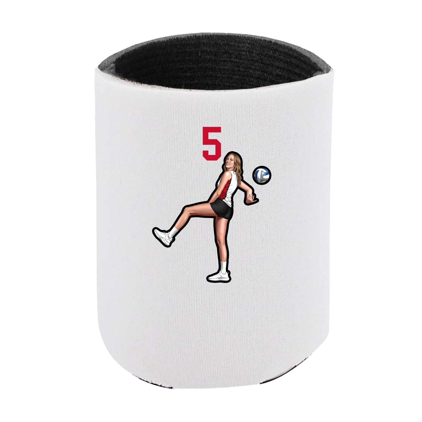 Can Holder — Number Top in White