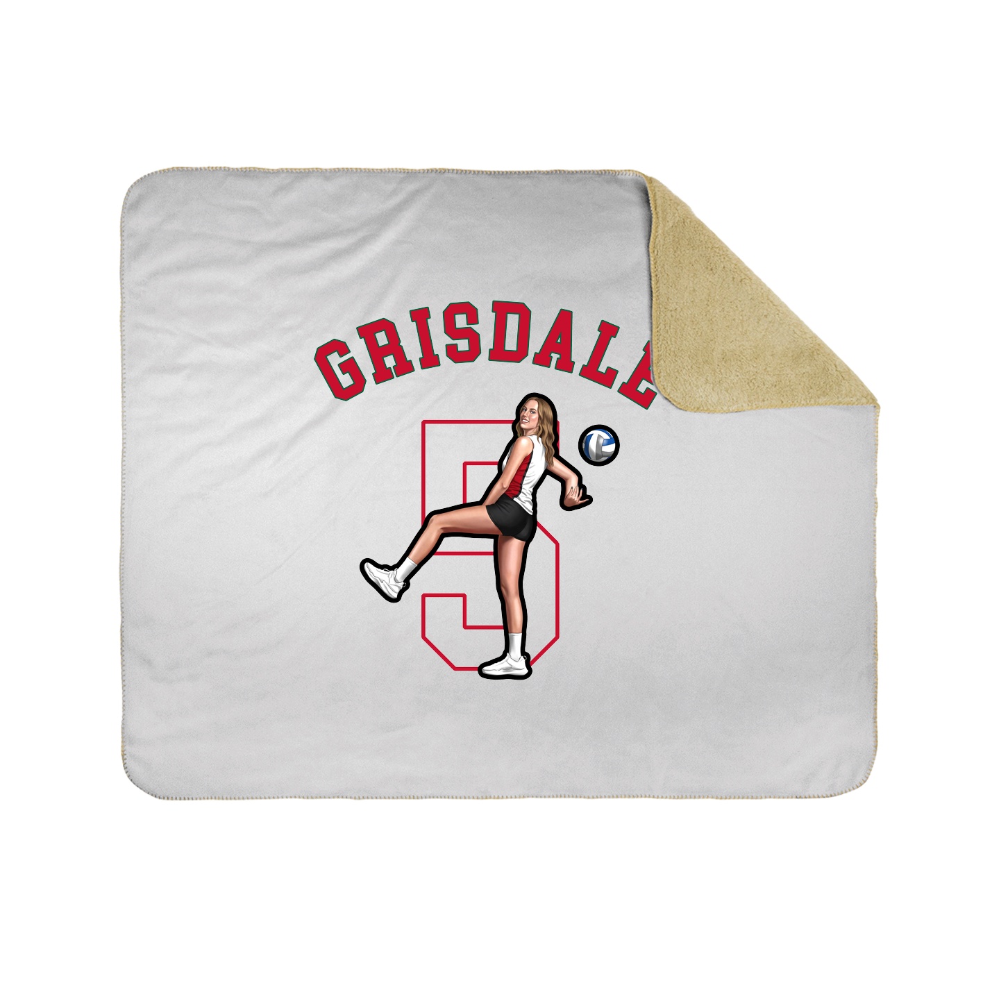 Throw Blanket — Shirsey Arch in White
