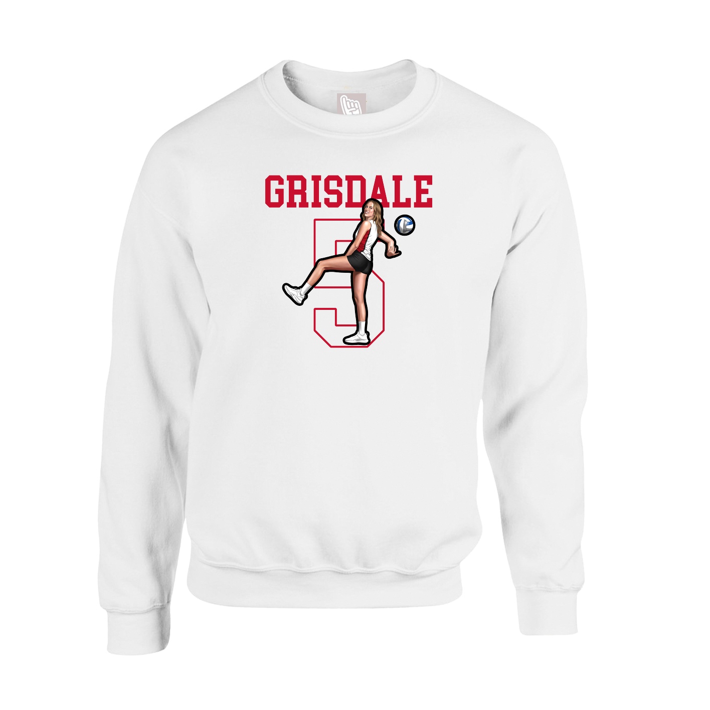 Fleece Crew — Shirsey in White