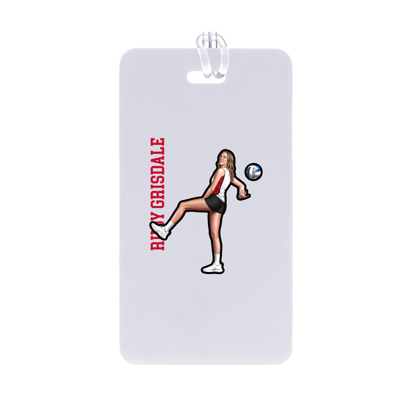 Bag Tag — Name Vertical in Classic