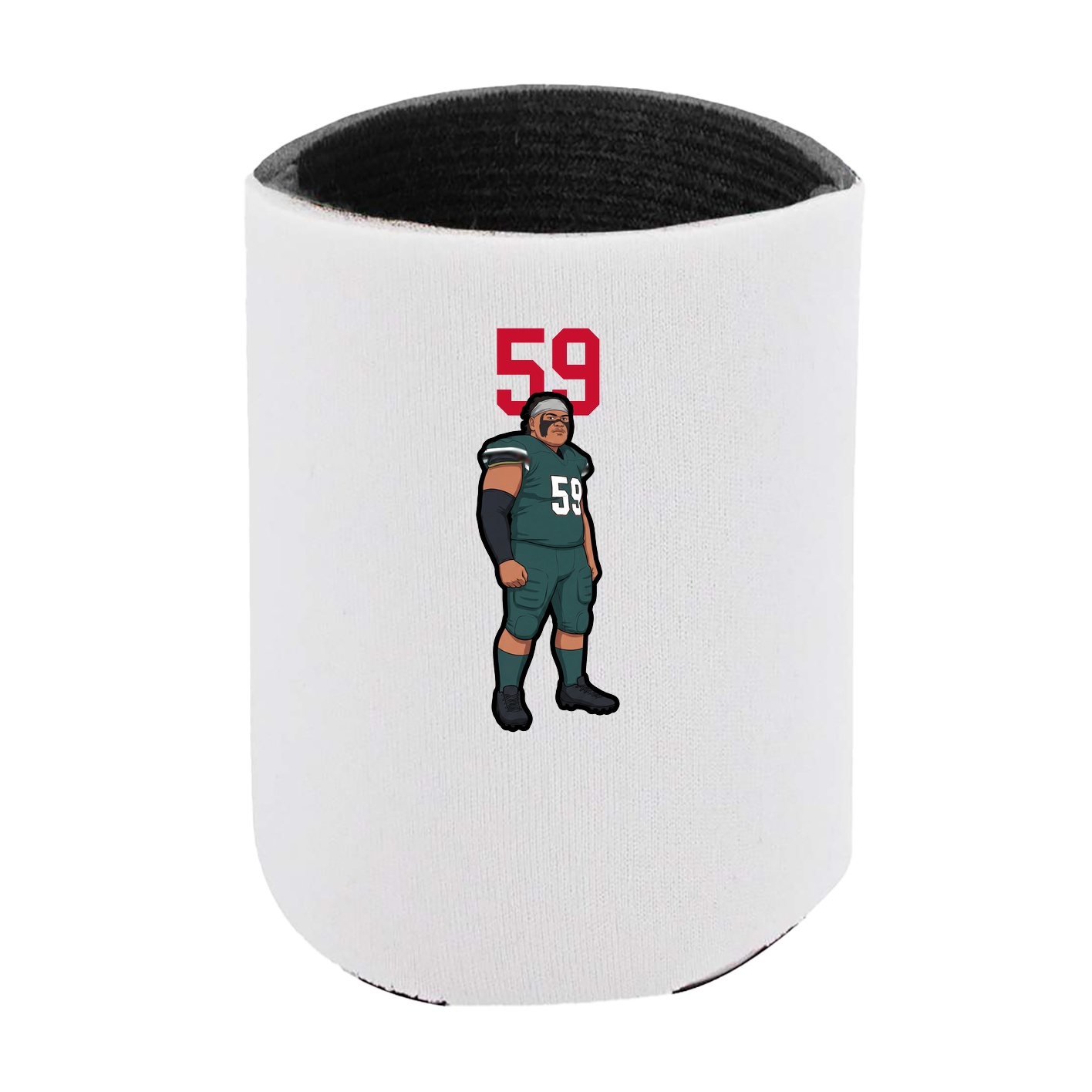 Can Holder — Number Top in White