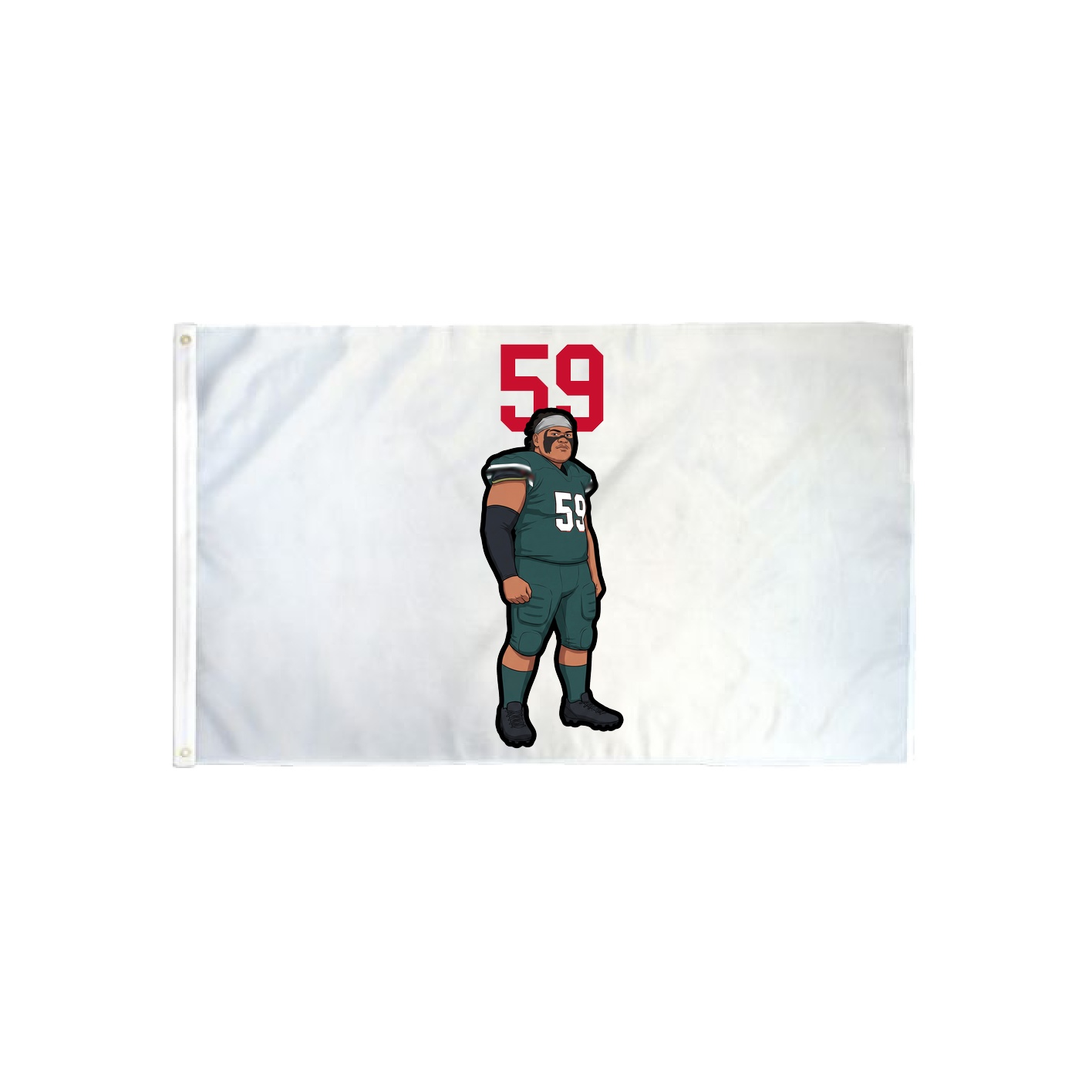 3x5 Flag — Number Top in Classic