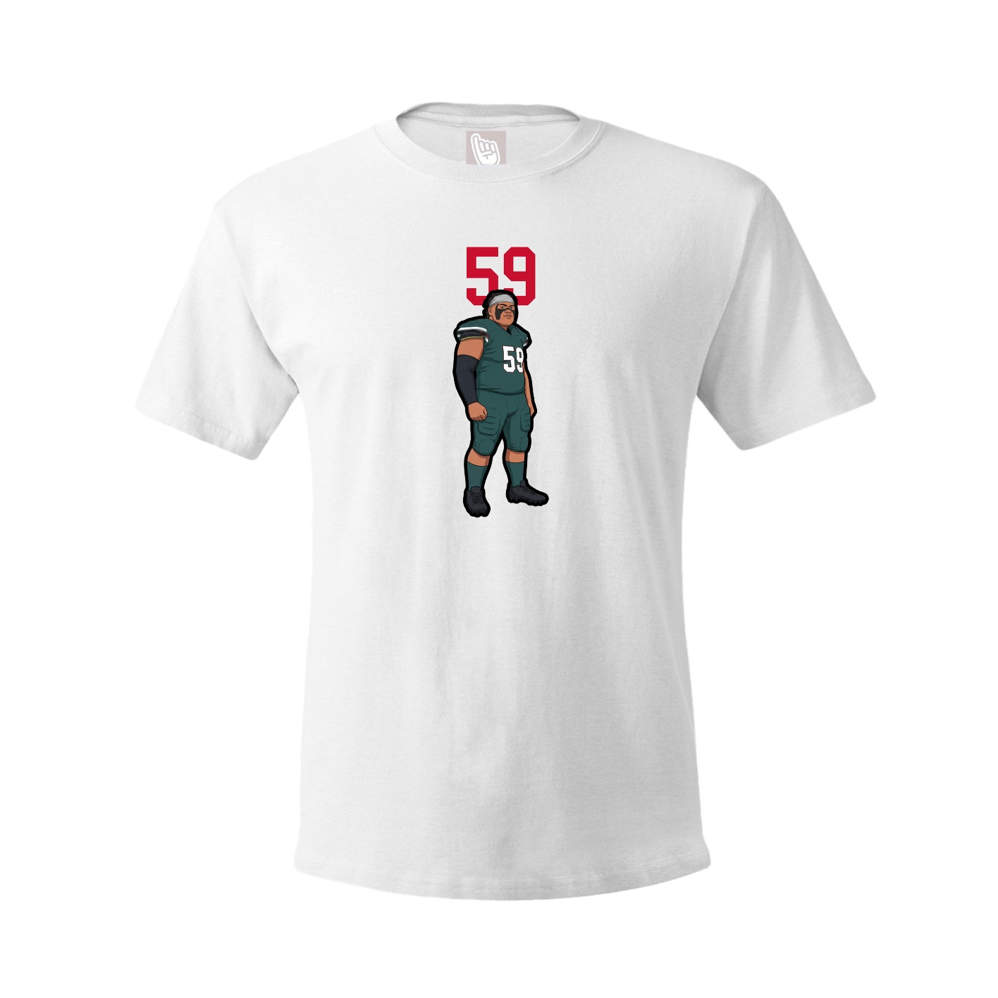 Tee — Number Top in White