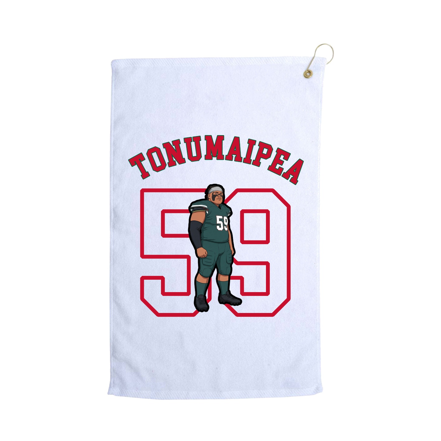Golf Towel — Shirsey Arch in White