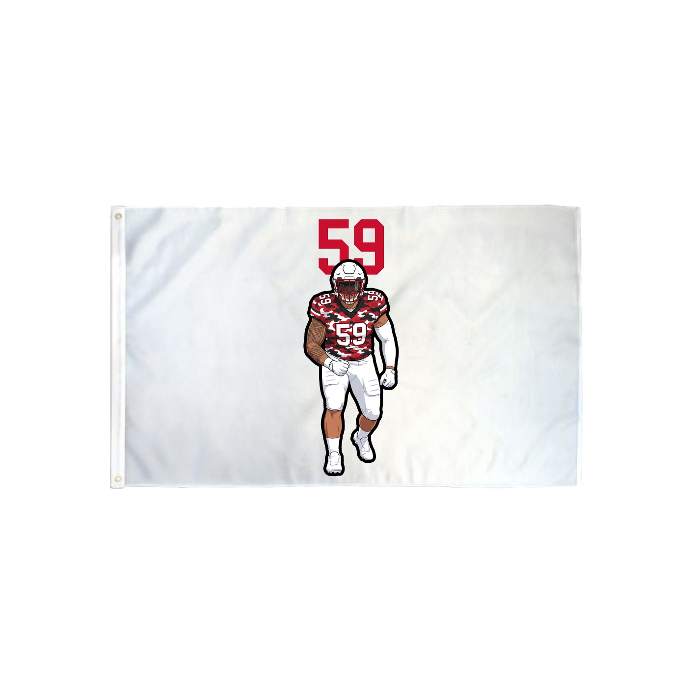 3x5 Flag — Number Top in Classic