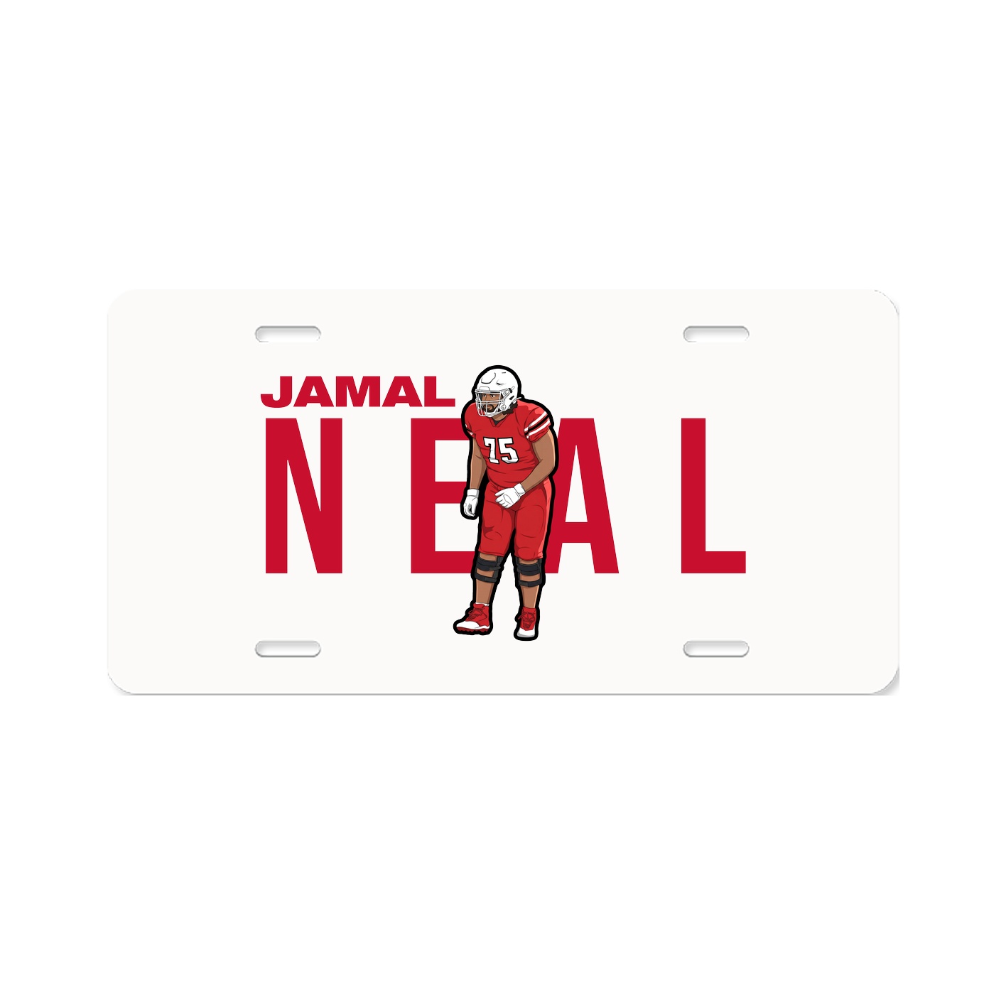 License Plate — Player Name in Classic