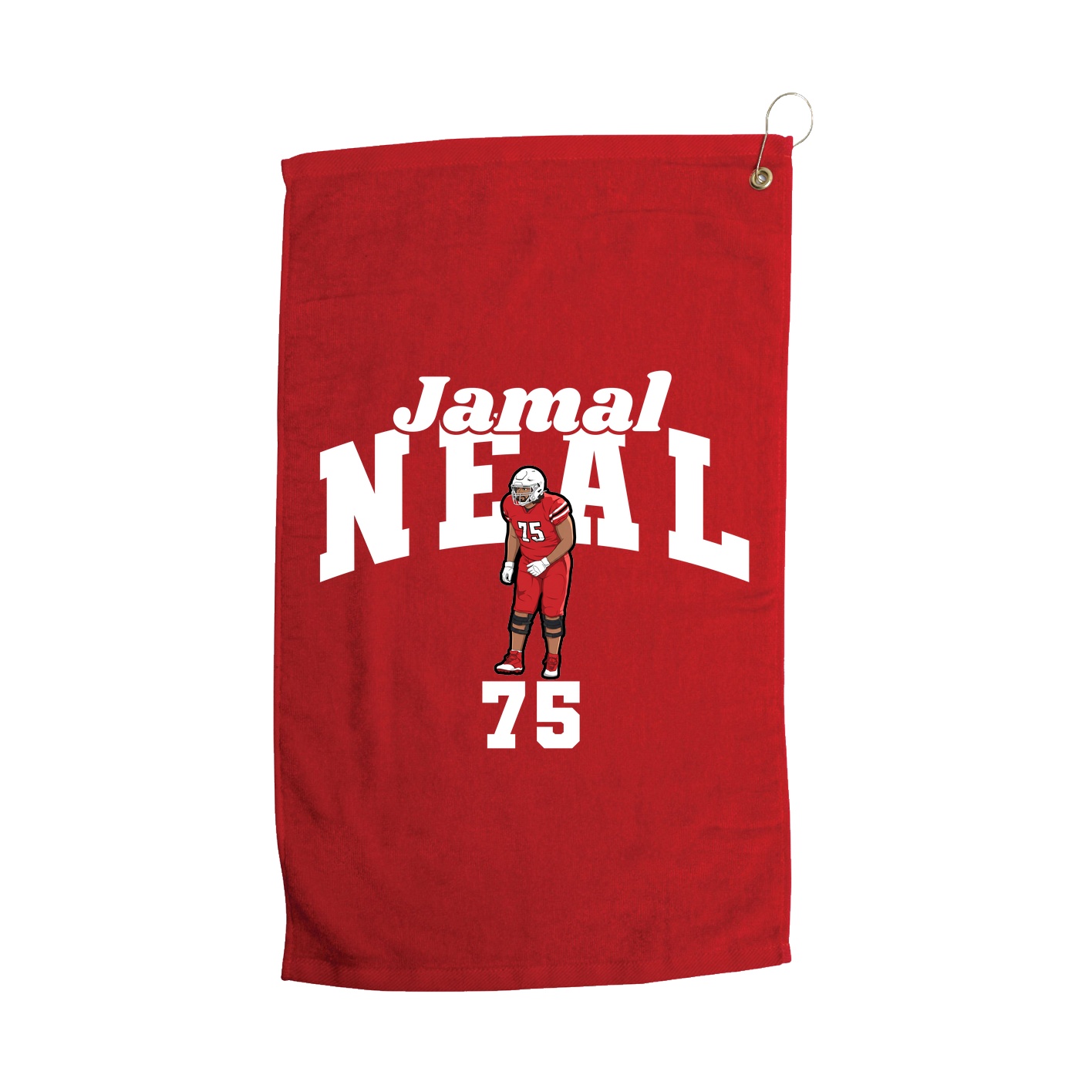 Golf Towel — Signature Arch in Red