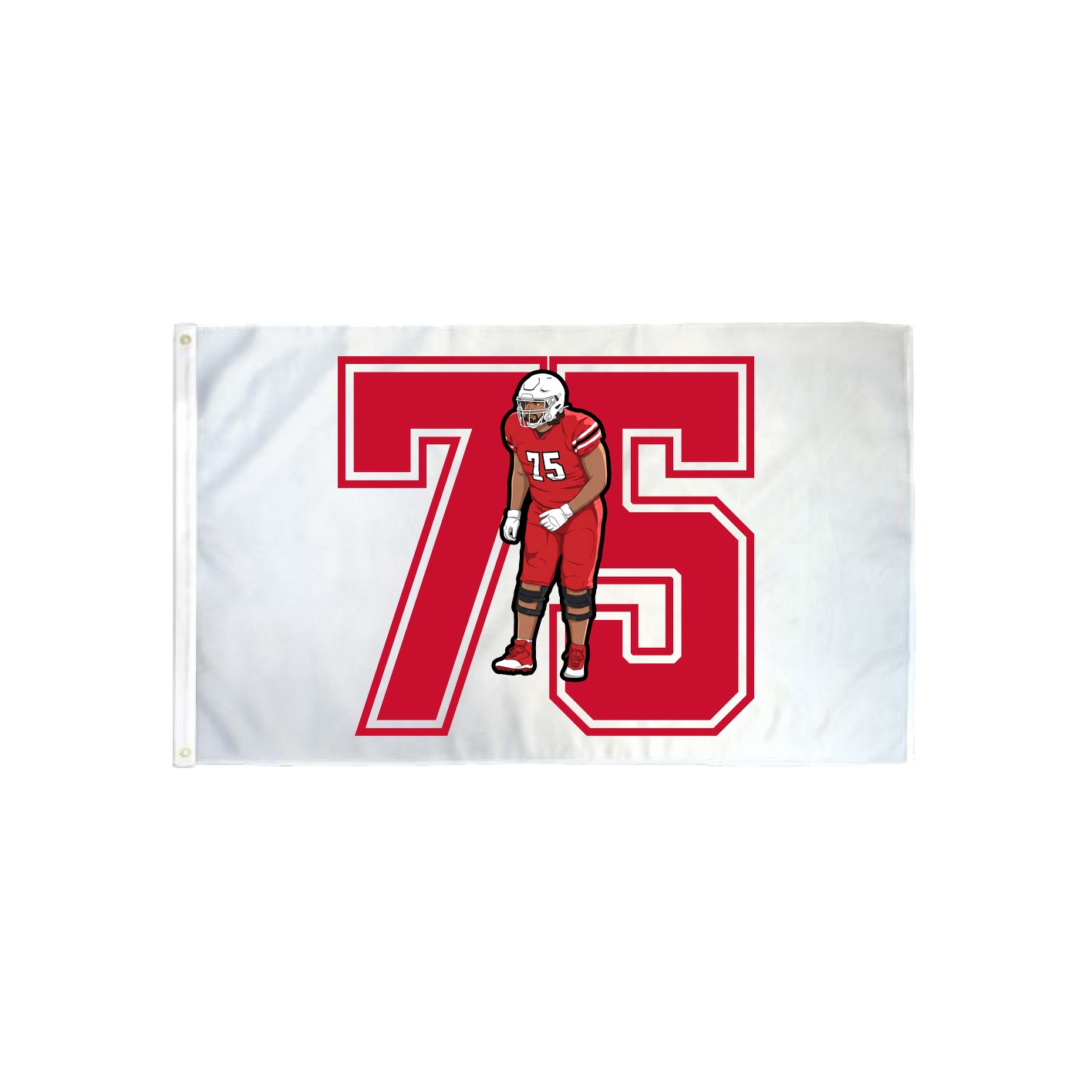 3x5 Flag — Number in Classic