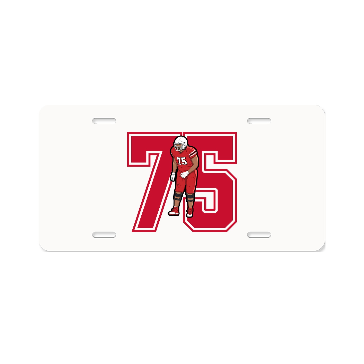 License Plate — Number in Classic