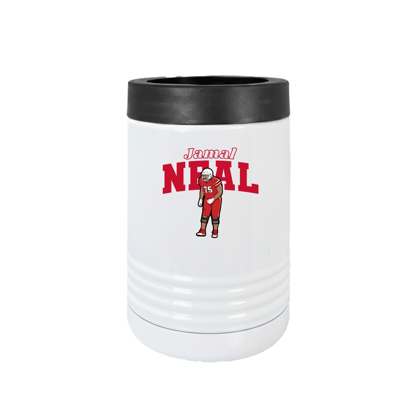 Beverage Holder — Name Arch in White