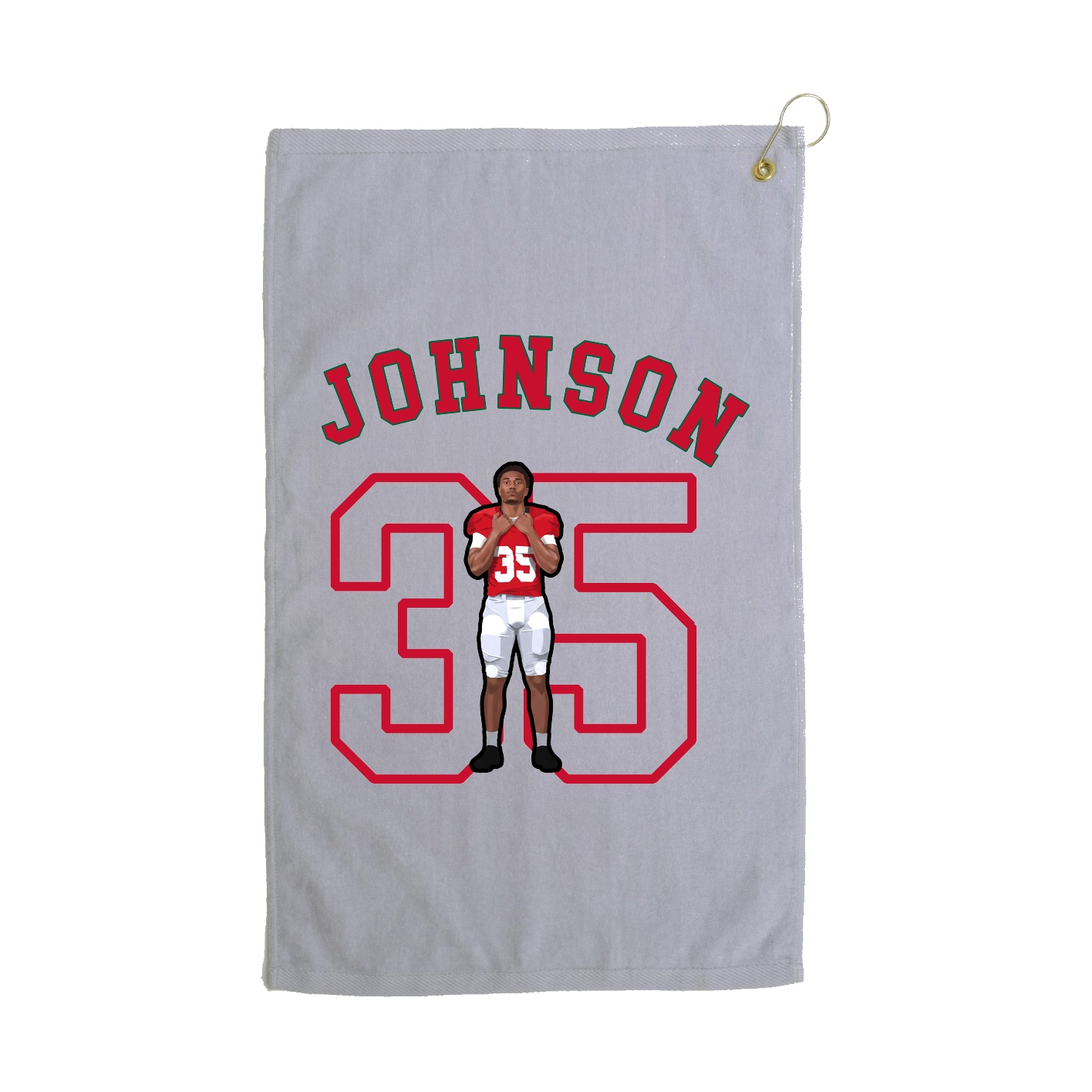 Golf Towel — Shirsey Arch in Grey