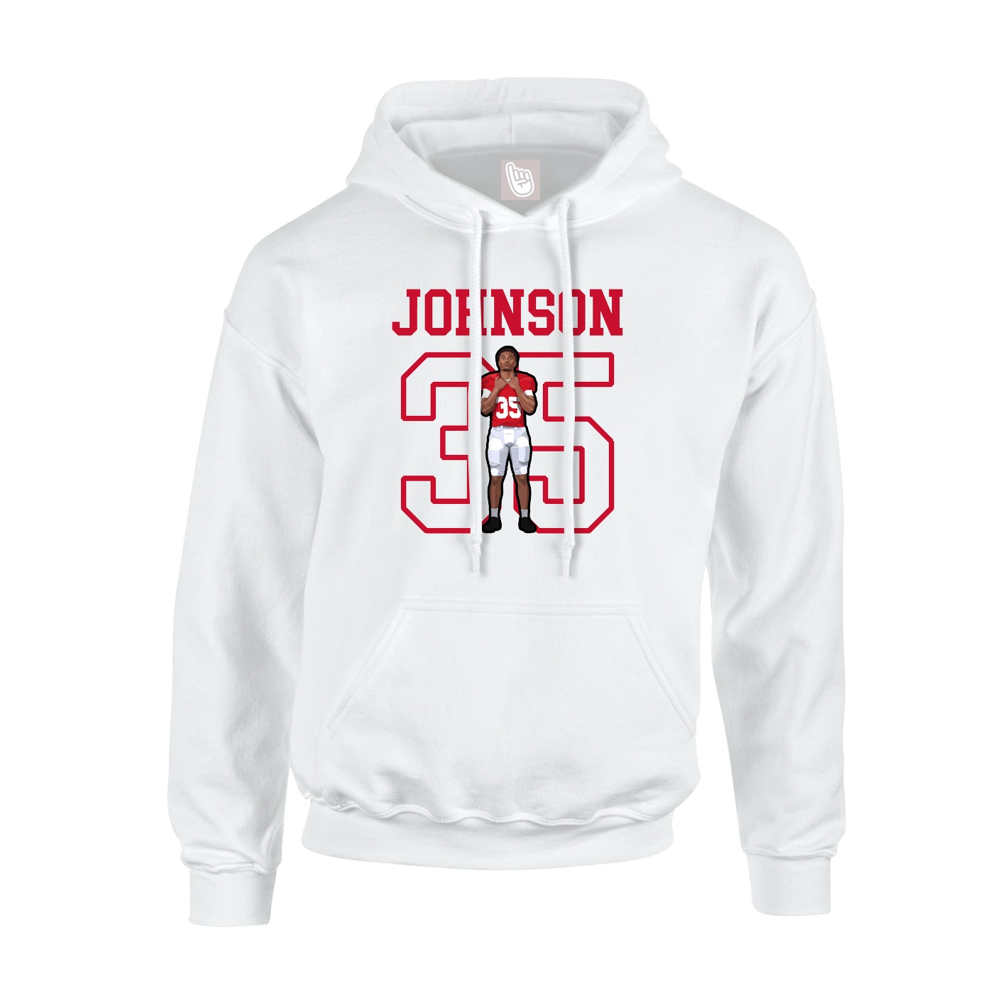 Hoodie — Shirsey in White